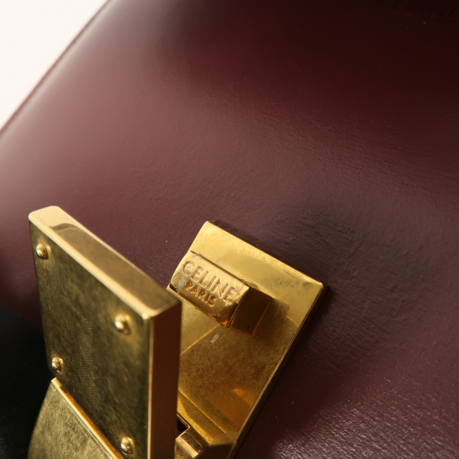 CELINE 【激減優惠】牛皮皮革Mini Classic Box肩背袋