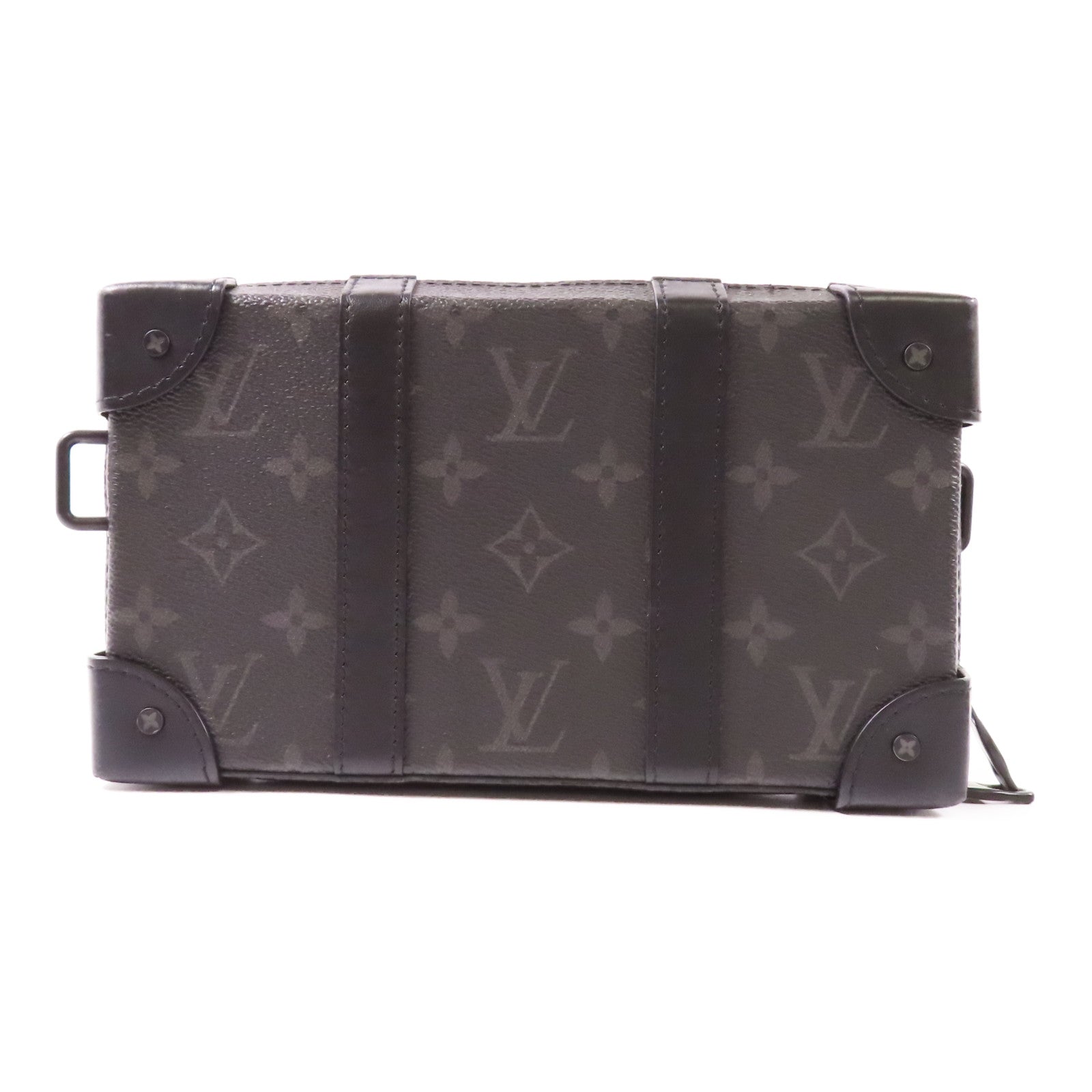 LOUIS VUITTON LV Soft Trunk Wallet Shoulder Bag M69838 Monogram Eclipse Black