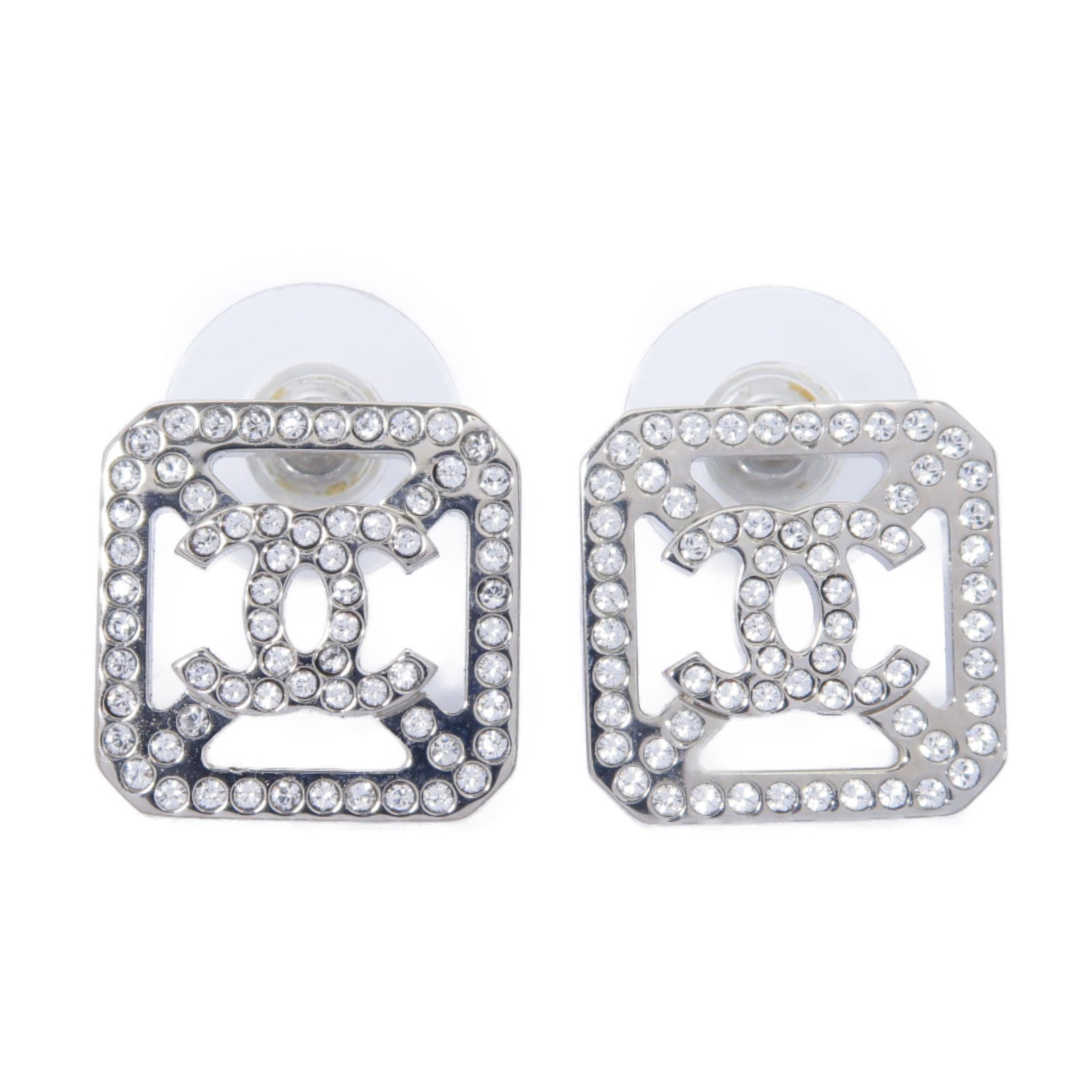 CHANEL 【激減優惠】金屬Earrings耳環銀色