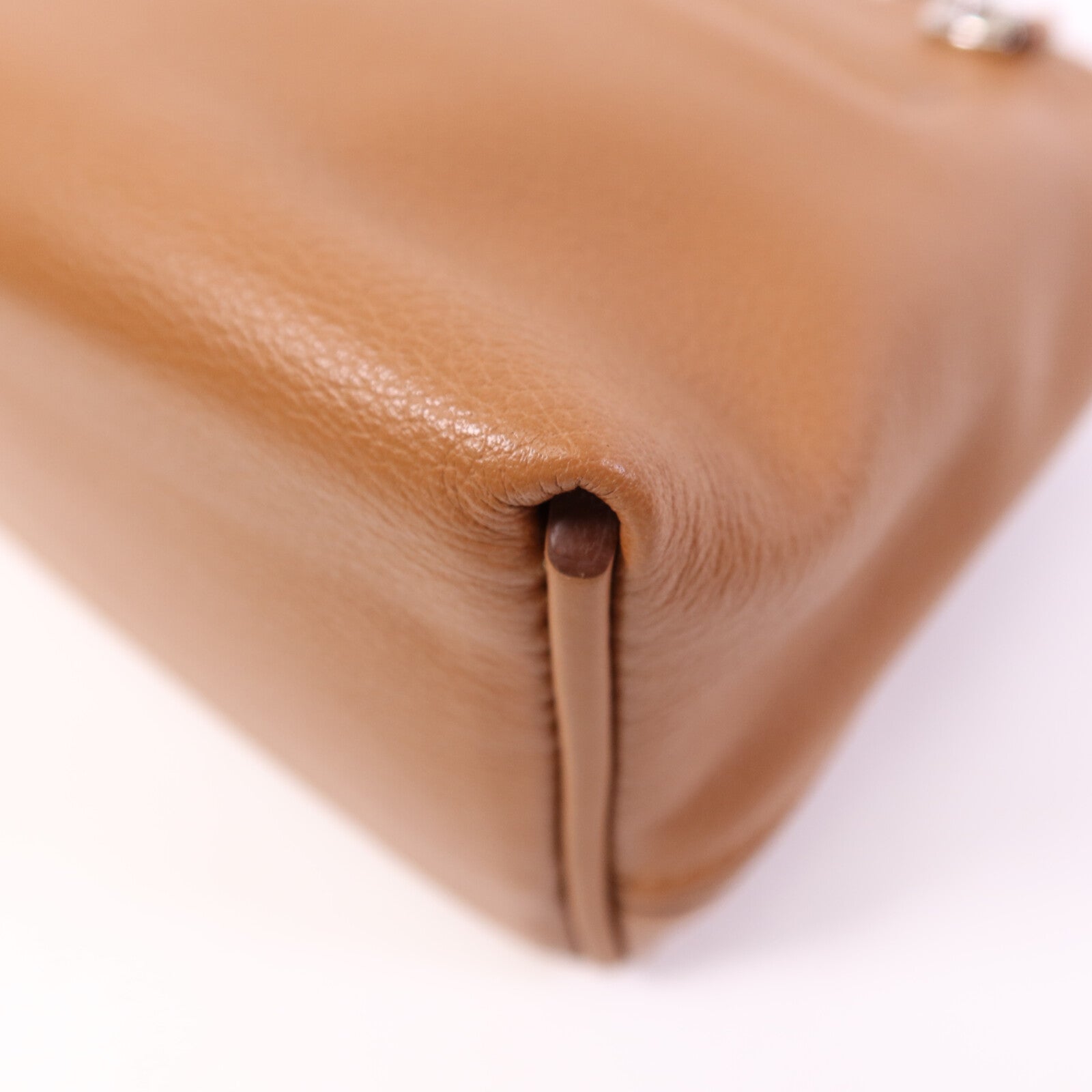 HERMES Swift皮革24/24 Mini銀扣肩背袋Gold