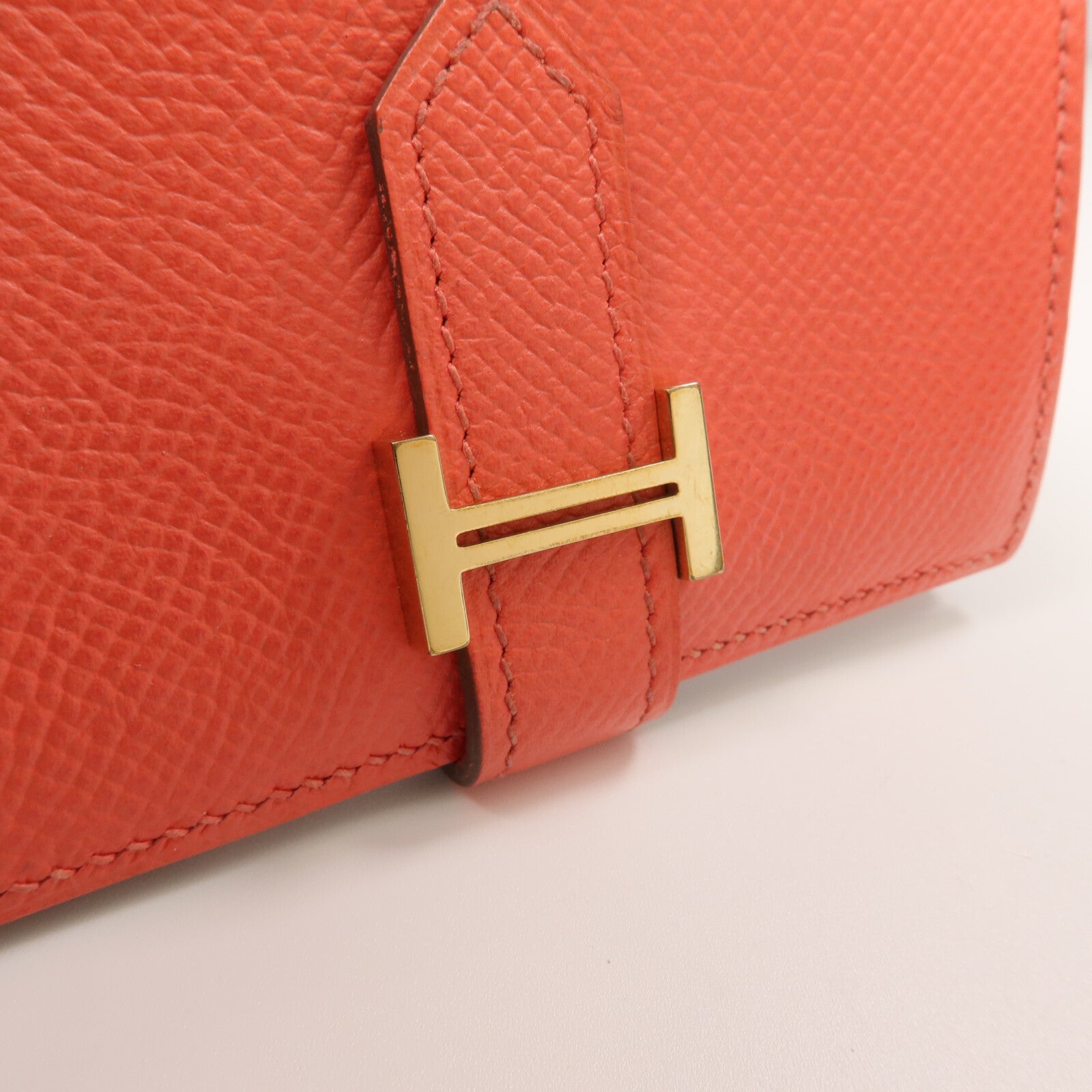 HERMES Epsom皮革Bearn Card Case卡片套Capucine