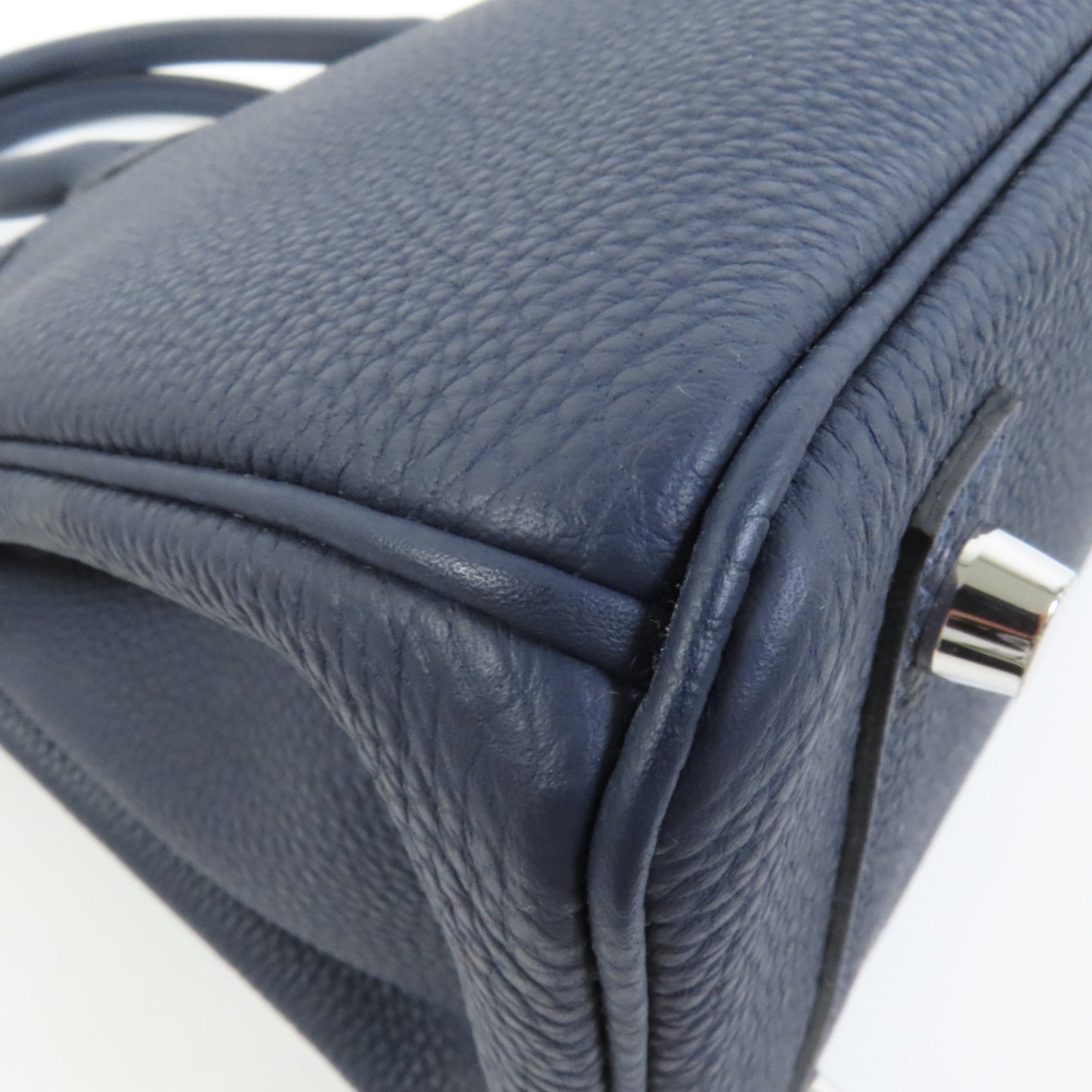 HERMES Togo皮革Birkin 30手挽袋Blue