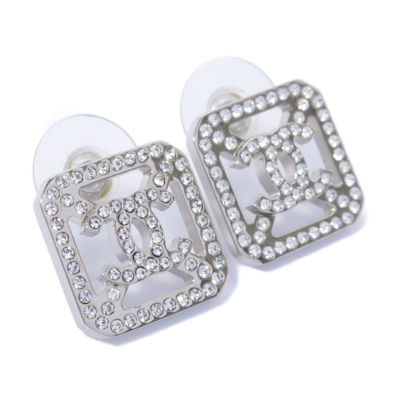 CHANEL 【激減優惠】金屬Earrings耳環銀色
