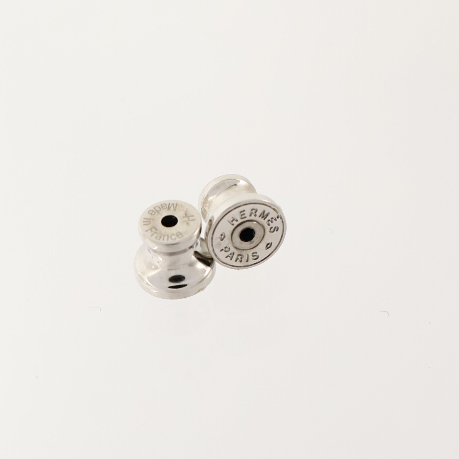 HERMES 金屬/琺瑯Mini Pop H Earrings耳環Rose Azalee