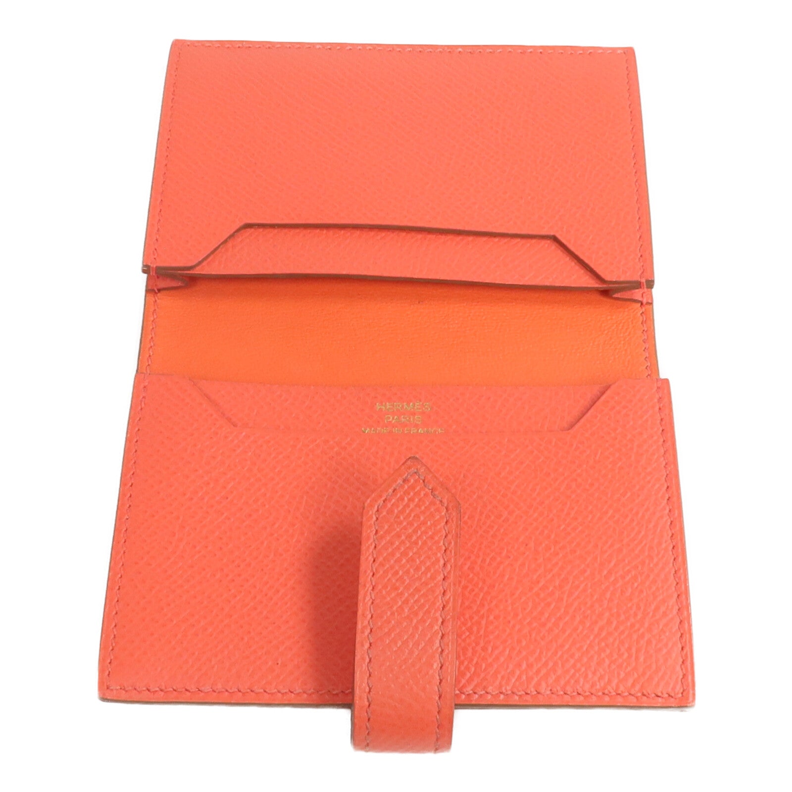 HERMES Epsom皮革Bearn Card Case卡片套Capucine