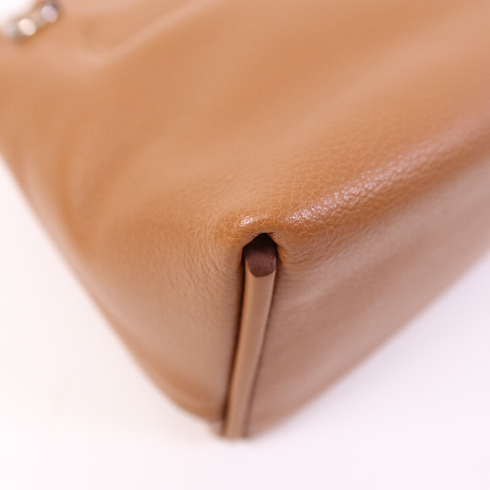HERMES Swift皮革24/24 Mini銀扣肩背袋Gold