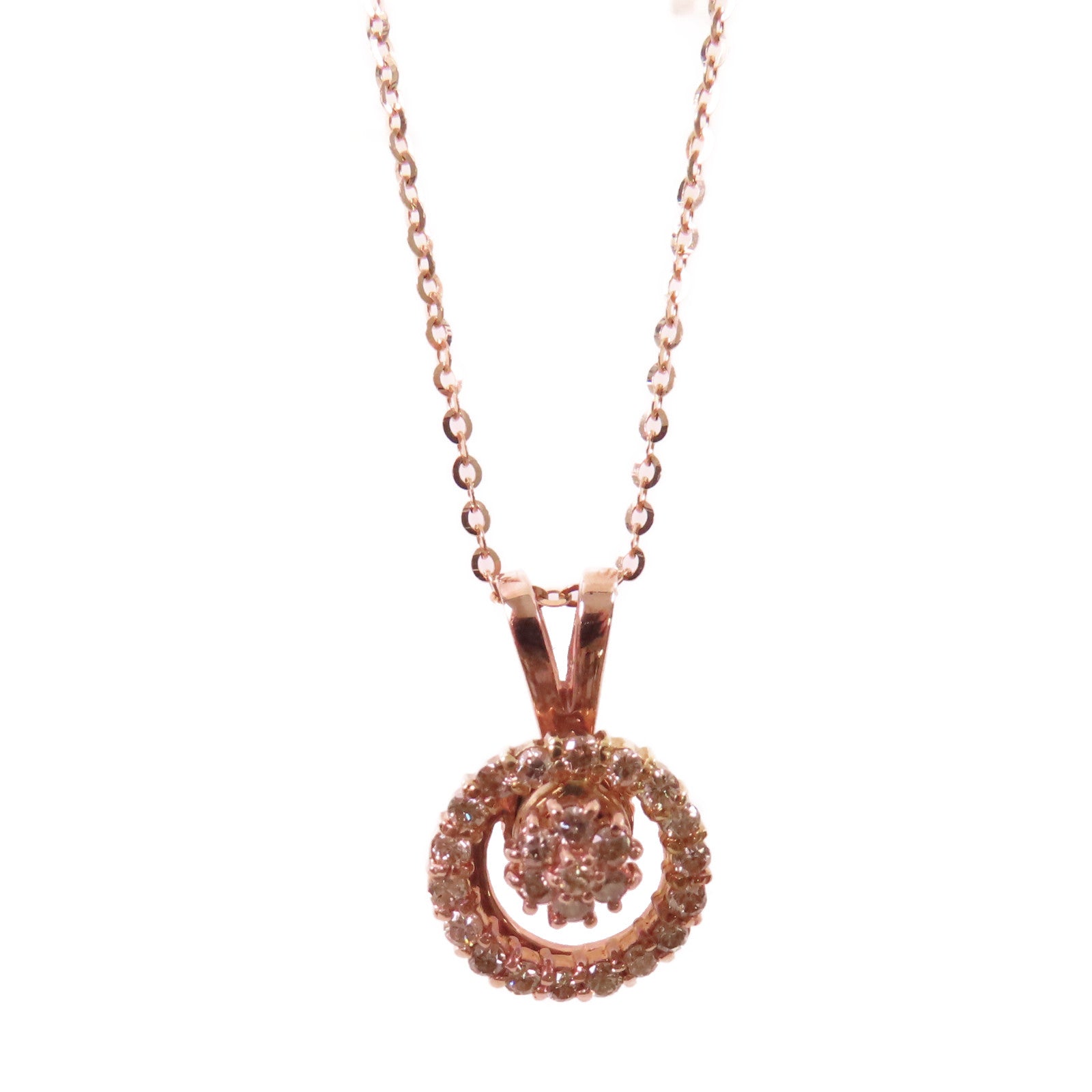 JEWELRY **【激減優惠】18K玫瑰金/0.50ct鑽石Diamond Necklace項鏈