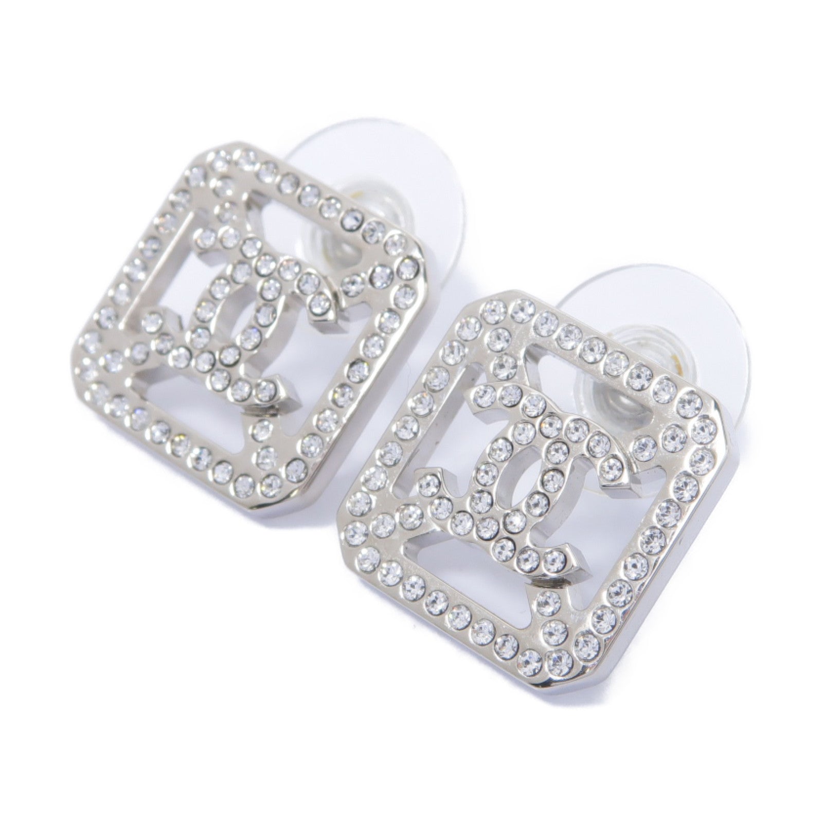 CHANEL 【激減優惠】金屬Earrings耳環銀色