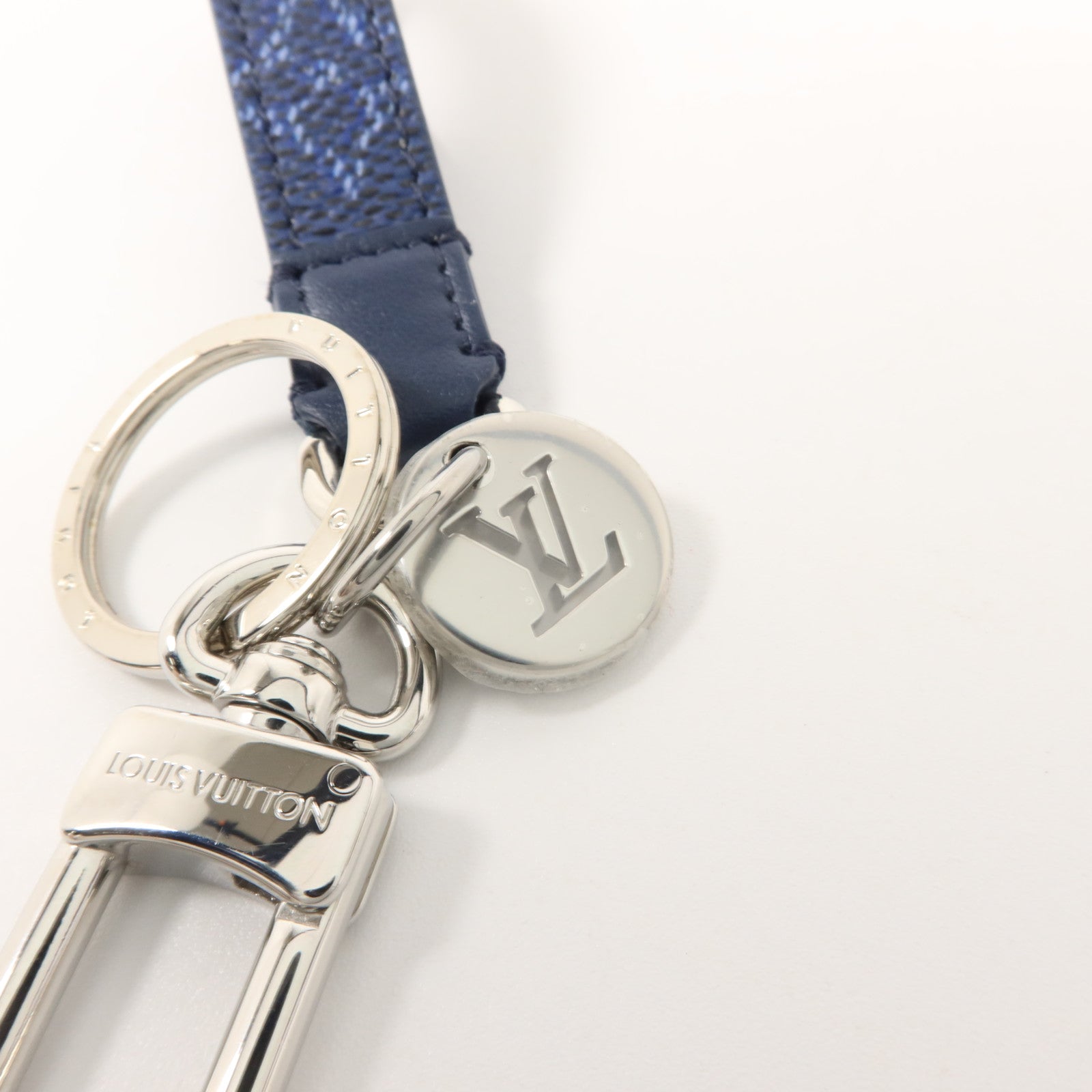 LOUIS VUITTON Monogram Heritage/金屬Dragonne Key Holder鎖匙扣