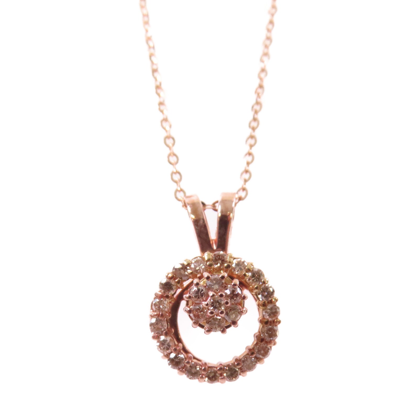 JEWELRY **【激減優惠】18K玫瑰金/0.50ct鑽石Diamond Necklace項鏈