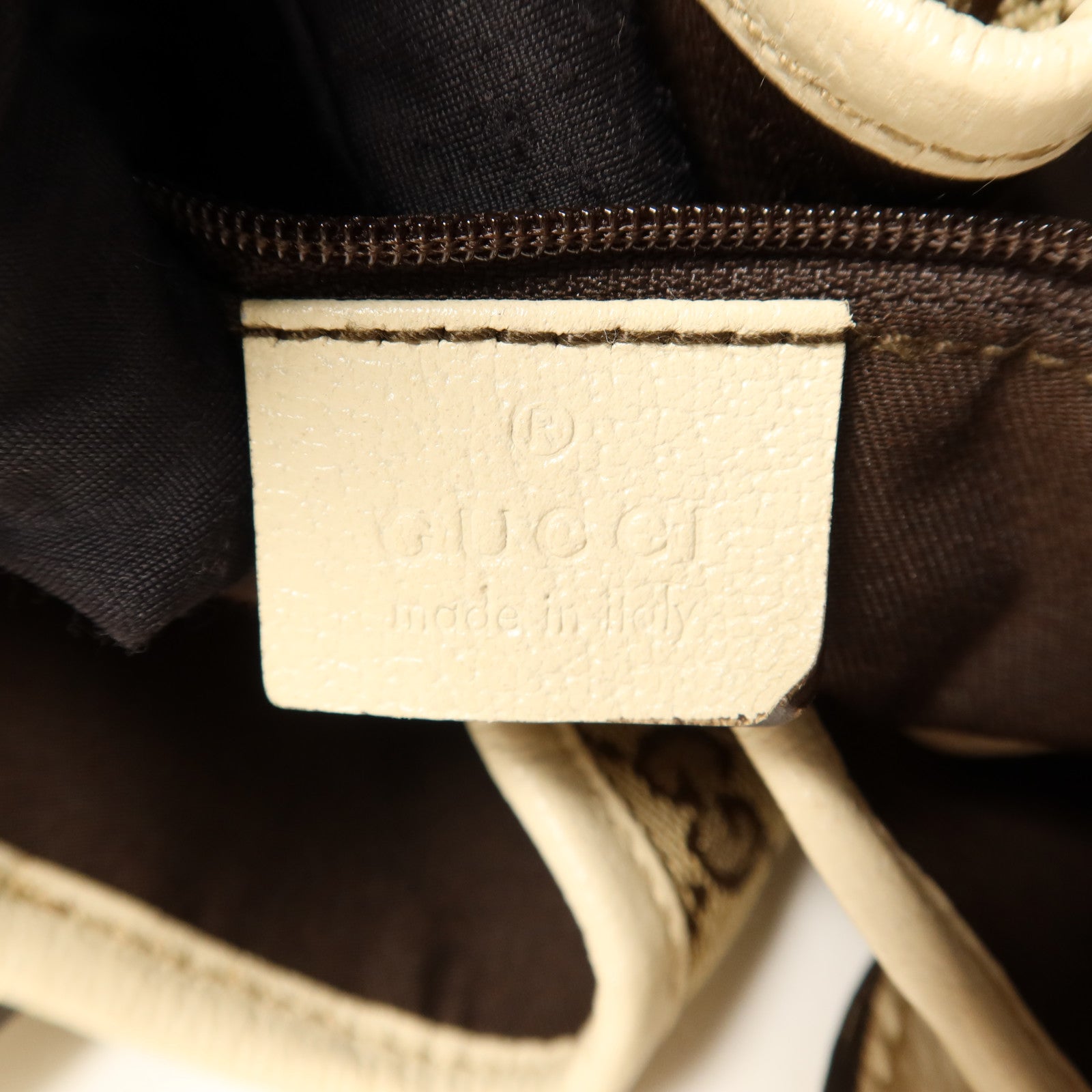 GUCCI 帆布Shoulder Bag金扣肩背袋