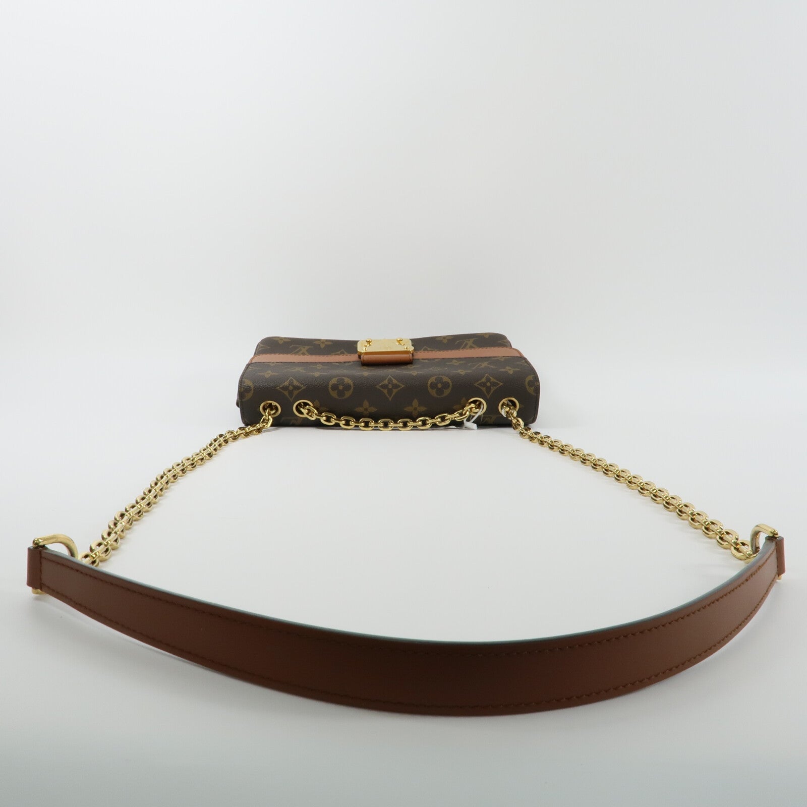 LOUIS VUITTON Monogram Marceau鏈帶肩背袋