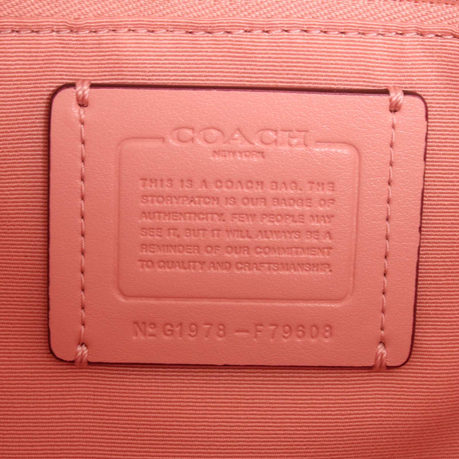 COACH 牛皮皮革Tote Bag金扣肩背袋