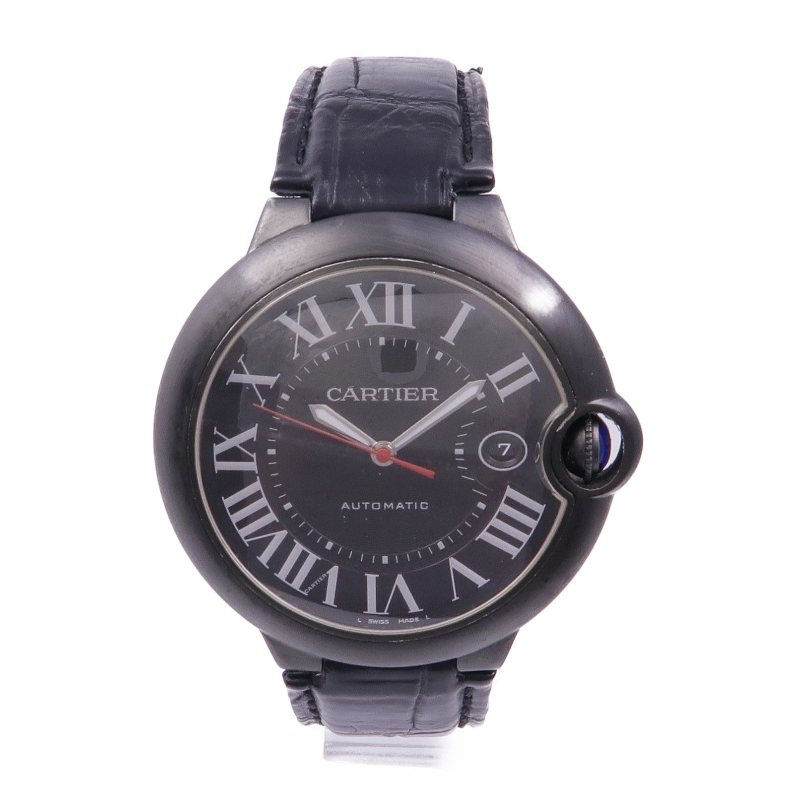 CARTIER Ballon Bleu WSBB0015 Watch WSBB0015 Stainless Steel/Leather Belt Black