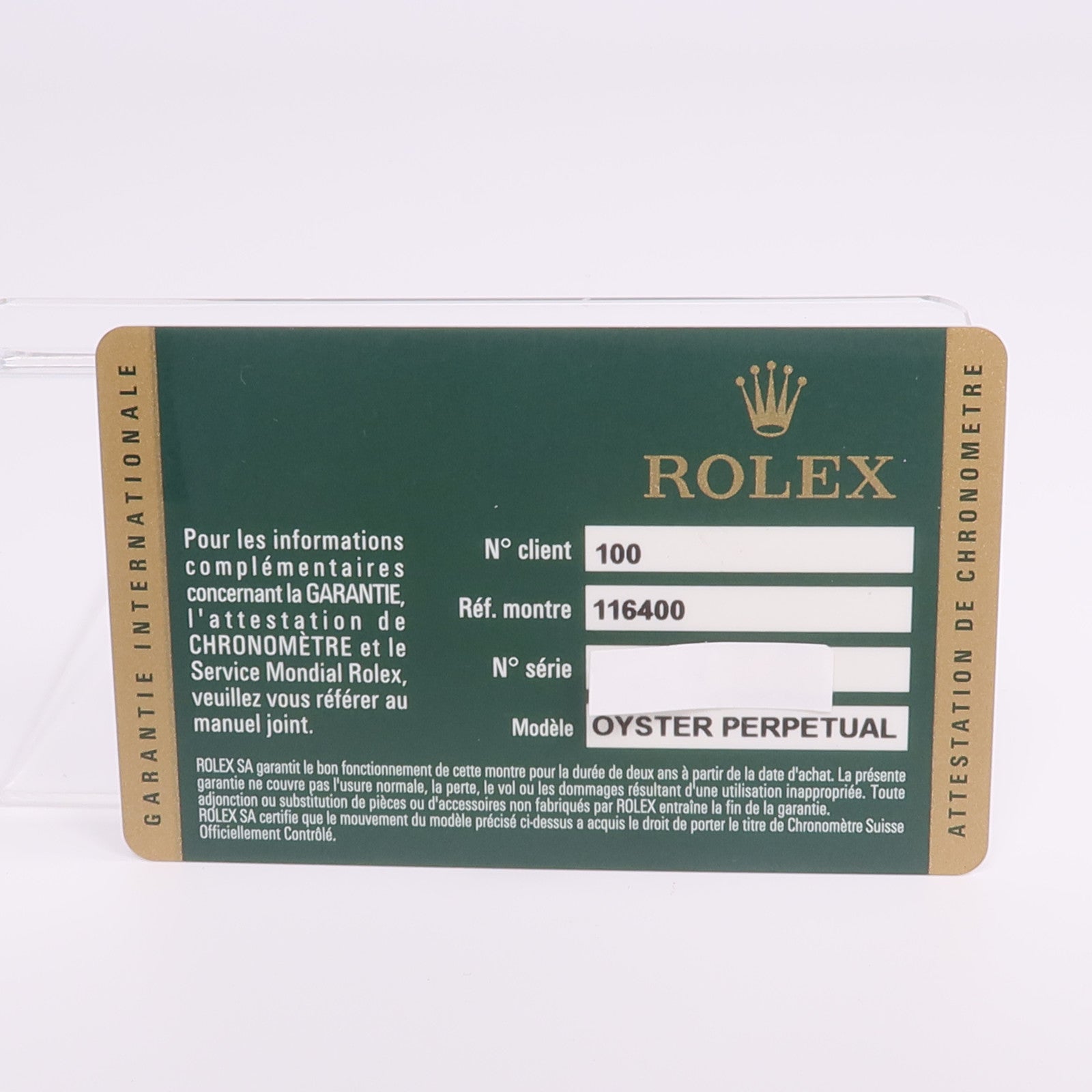 ROLEX Milgauss 116400