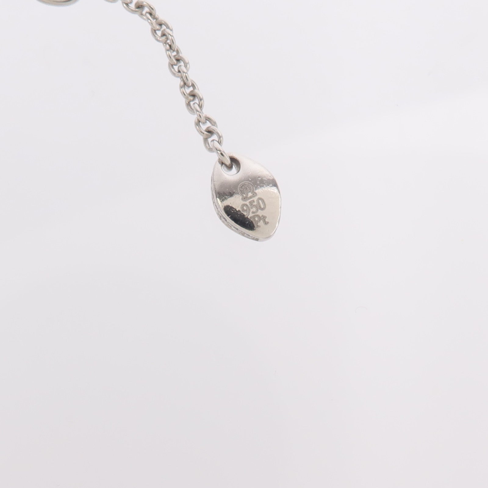JEWELRY PT950鉑金Pearl Diamond Crystal Necklace珍珠/鑽石/水晶項鍊