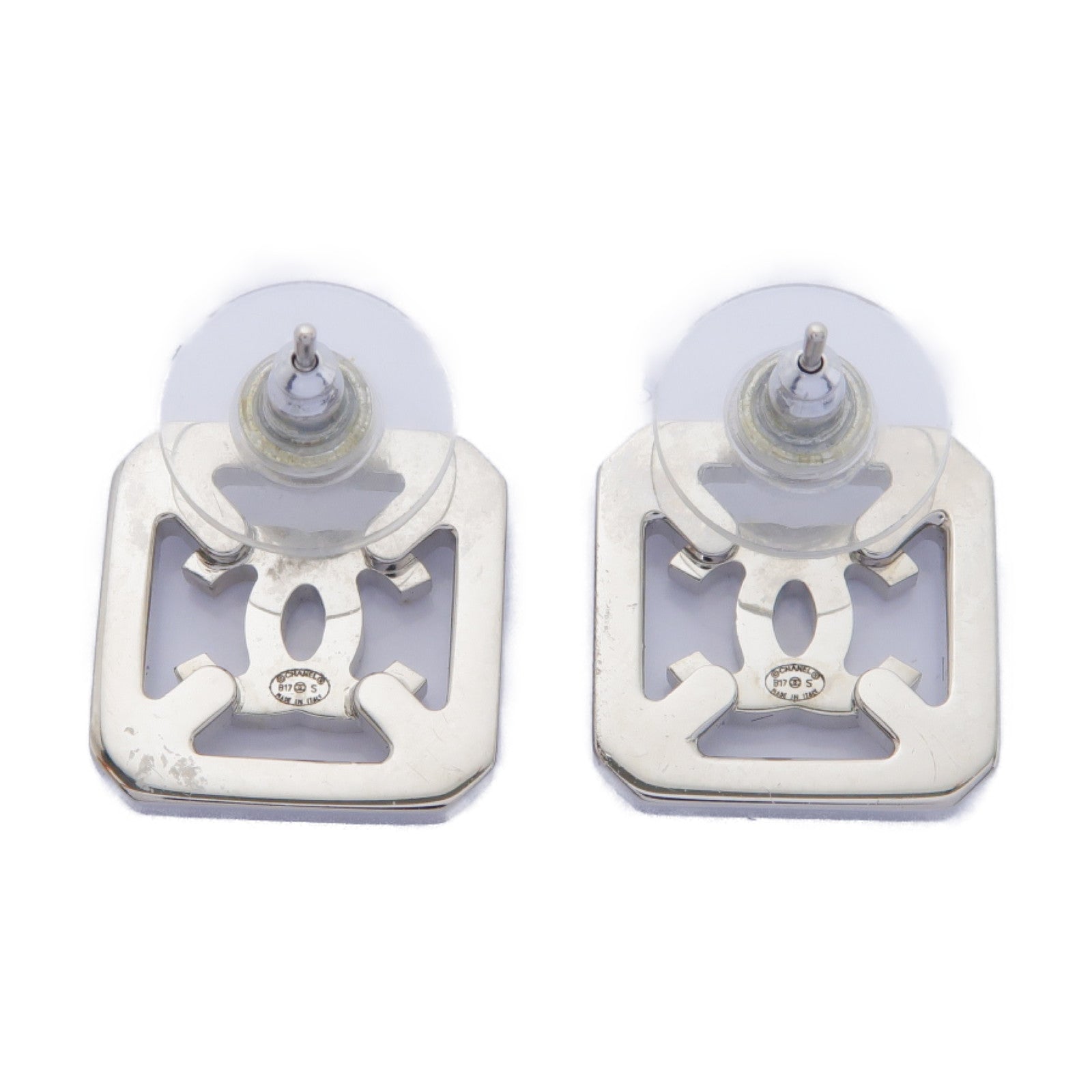 CHANEL 【激減優惠】金屬Earrings耳環銀色