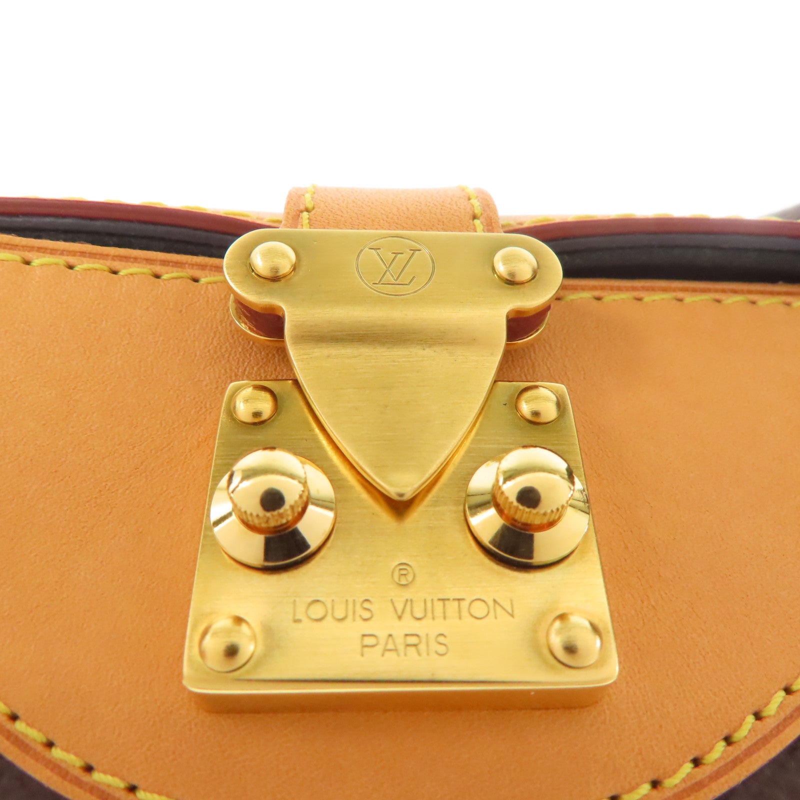 LOUIS VUITTON Monogram Duffle金扣手挽肩背兩用袋