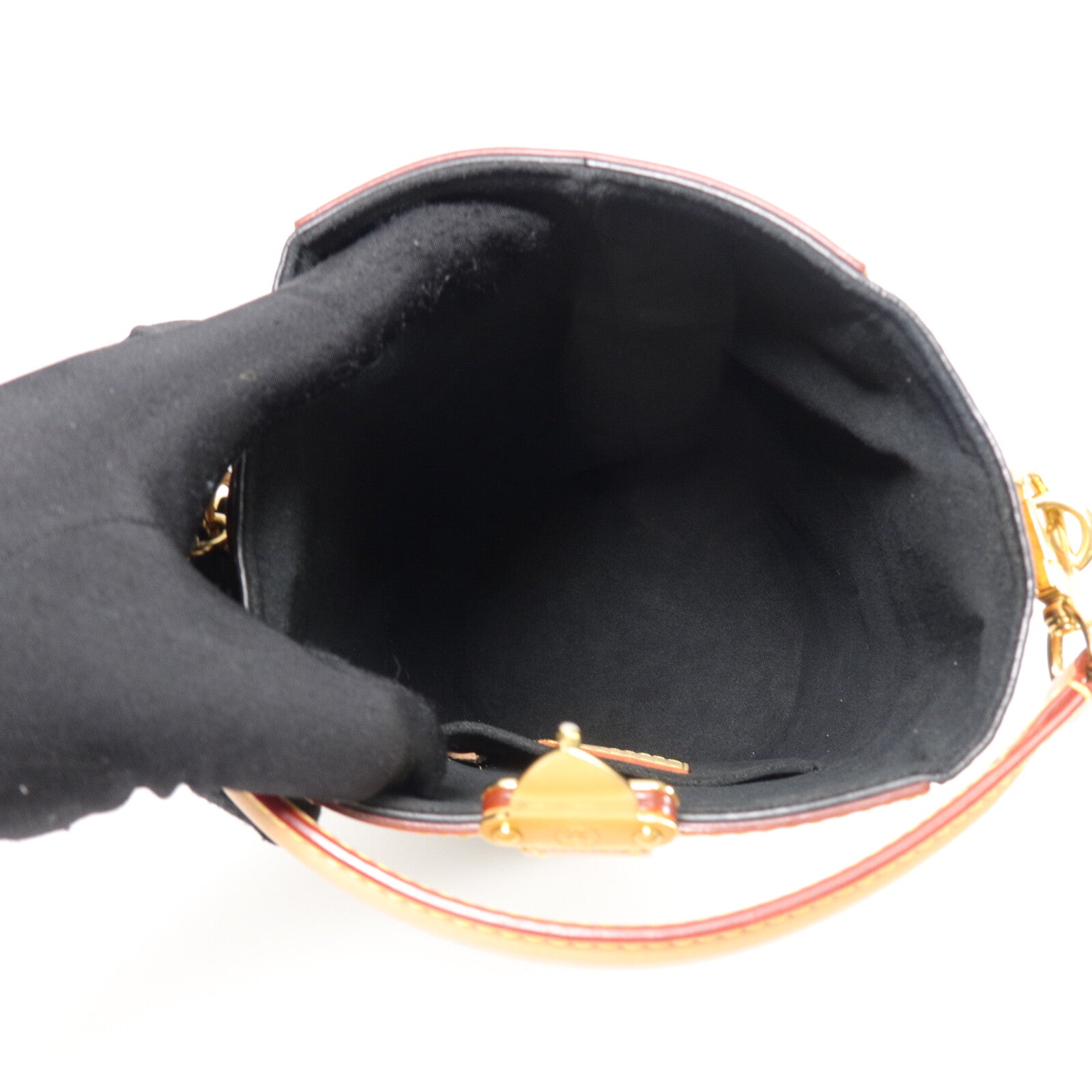 LOUIS VUITTON Monogram Duffle金扣手挽肩背兩用袋棕色