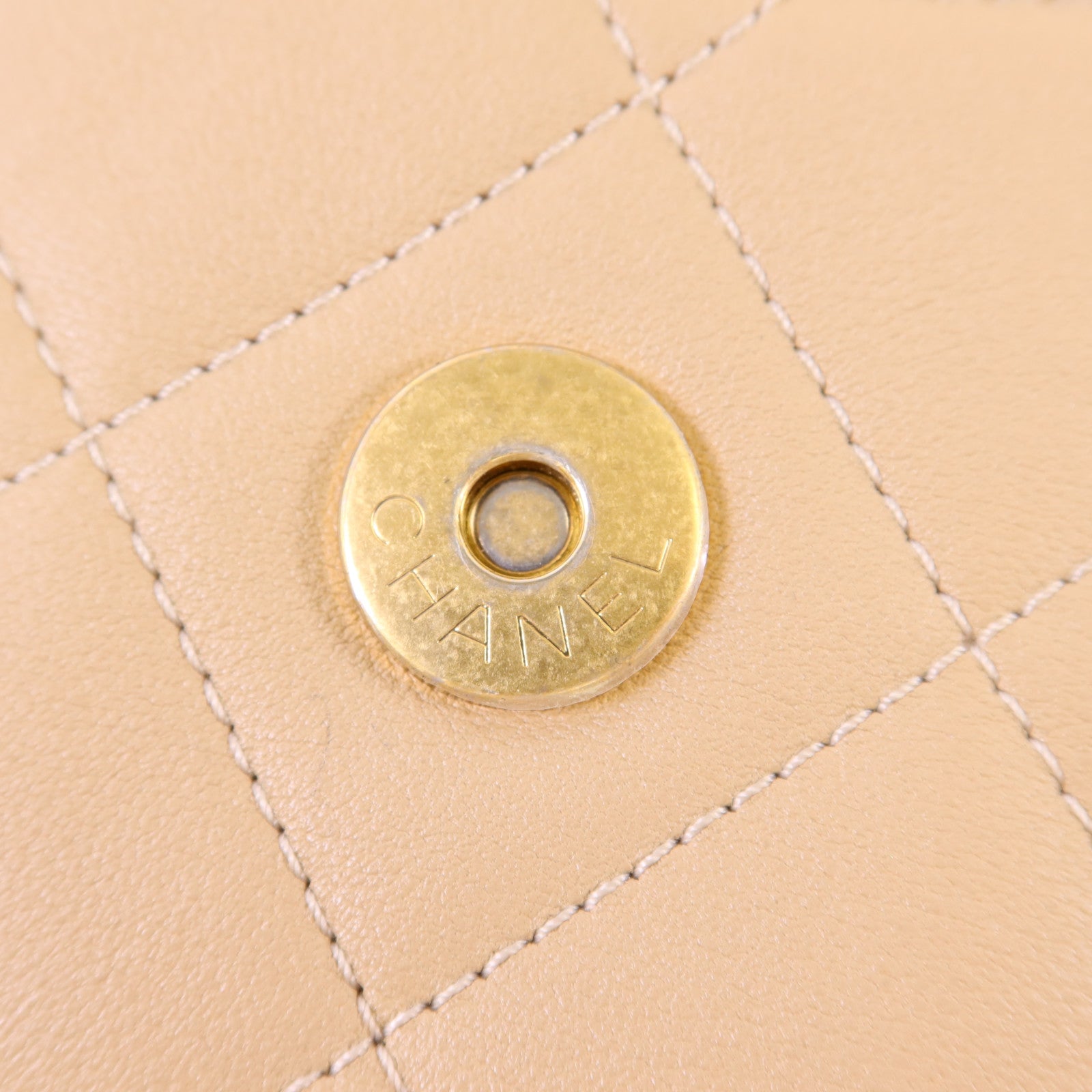 CHANEL 【激減優惠】牛皮皮革Chain Shoulder Bag金扣鏈帶肩背袋