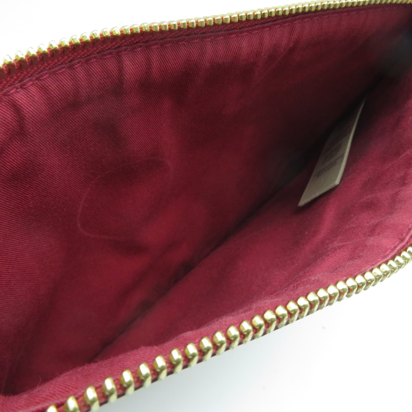 BURBERRY 塗層帆布Shoulder Bag金扣紅色/米色
