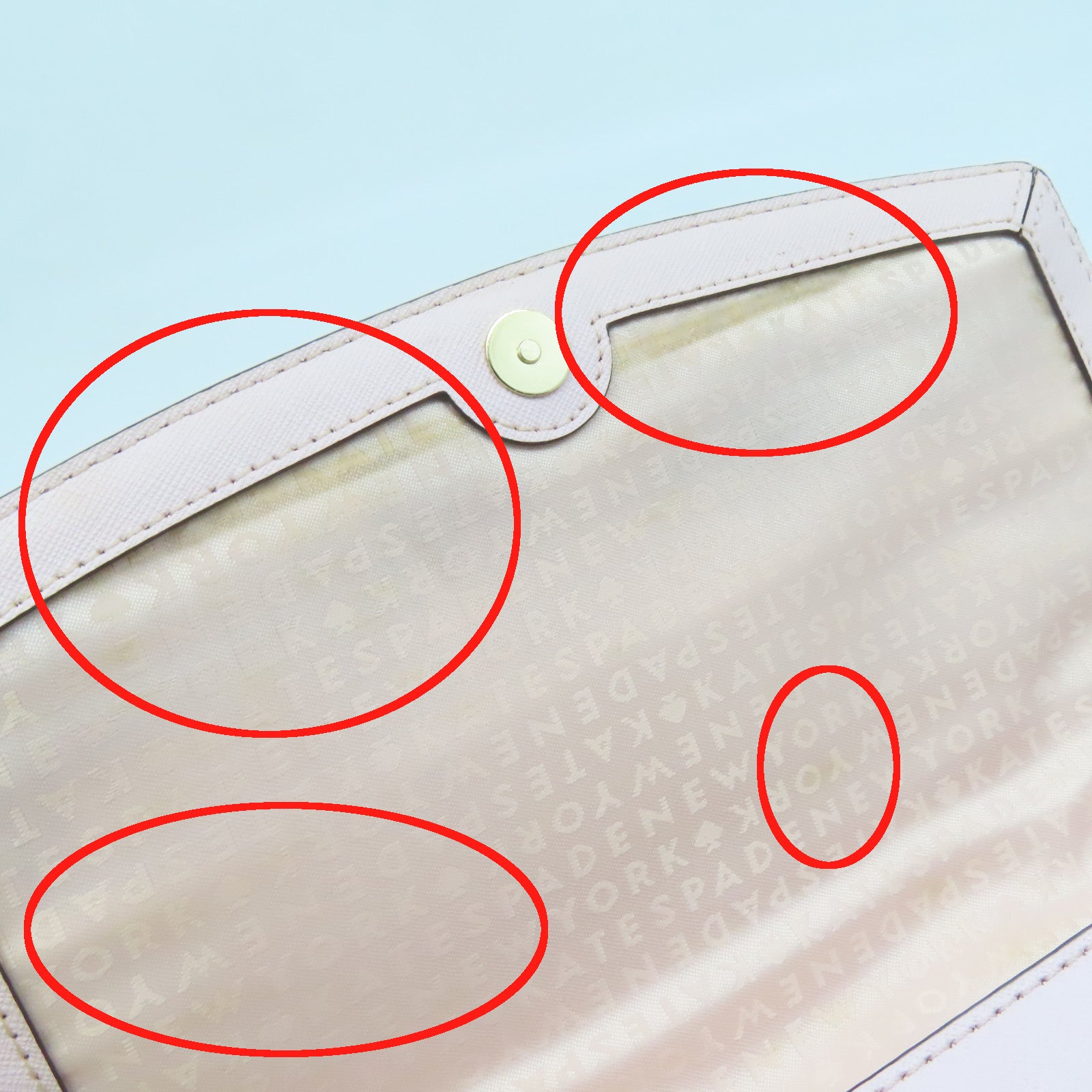 Kate Spade 牛皮皮革2way Shoulder Bag金扣手挽肩背兩用袋粉紅色