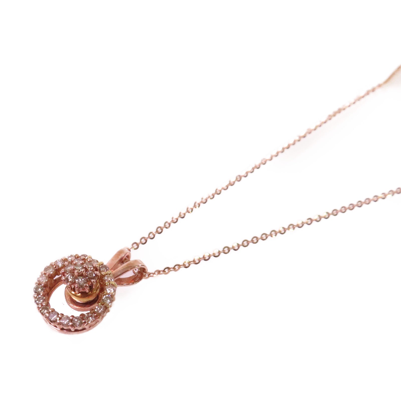 JEWELRY **【激減優惠】18K玫瑰金/0.50ct鑽石Diamond Necklace項鏈