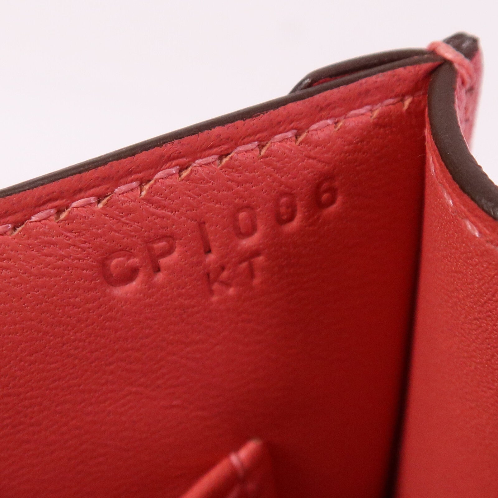 HERMES 【激減優惠】Chevre皮革Mini Verrou銀扣鏈帶肩背袋Rose Azalee