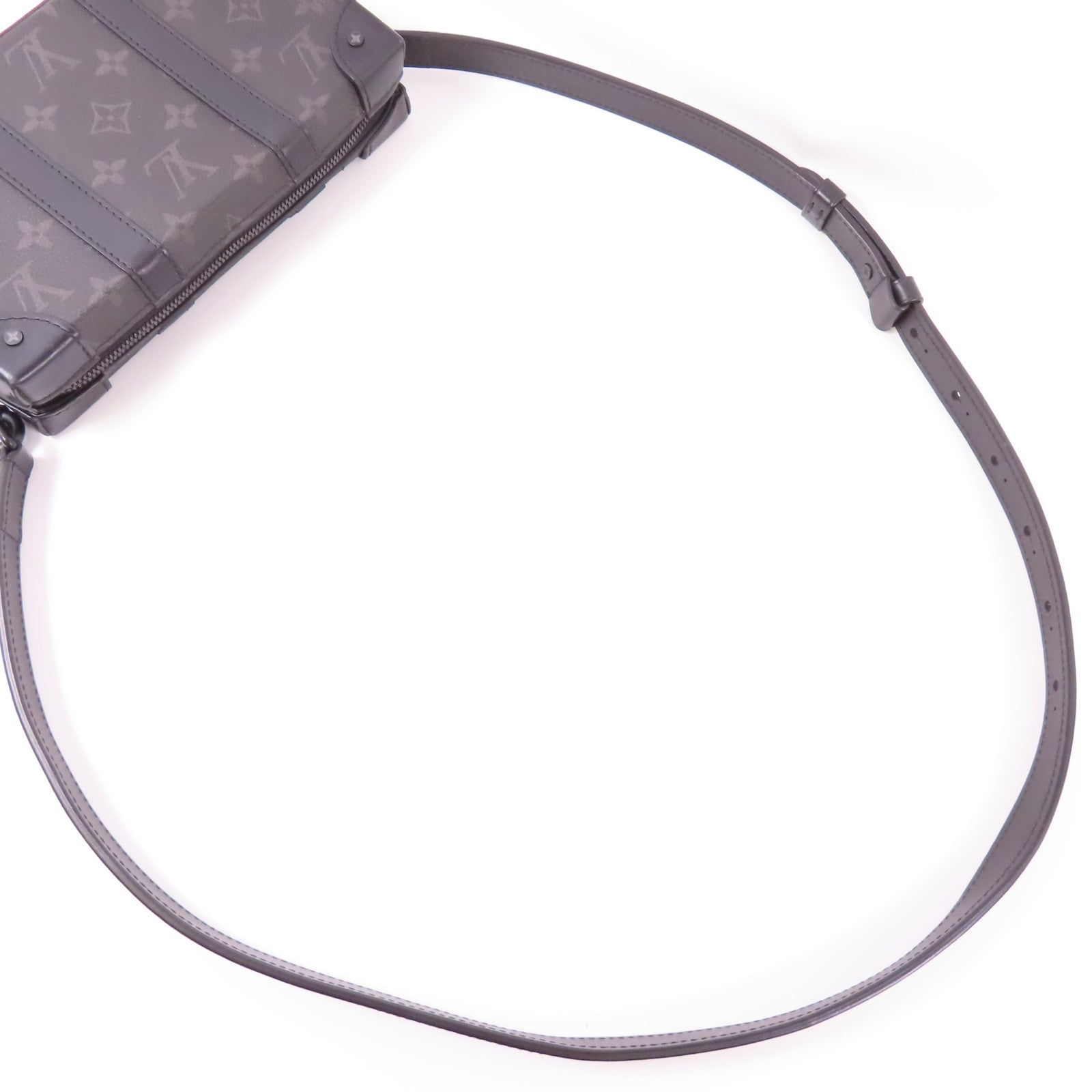 LOUIS VUITTON LV Soft Trunk Wallet Shoulder Bag M69838 Monogram Eclipse Black