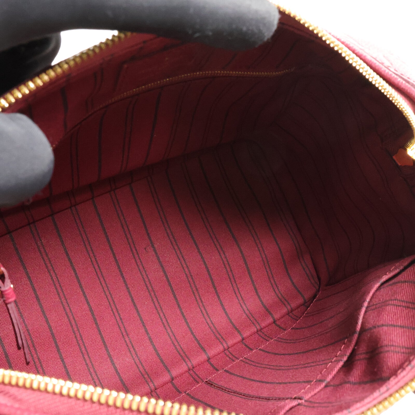 LOUIS VUITTON Monogram Empreinte Speedy Bandouliere 25手挽肩背兩用袋