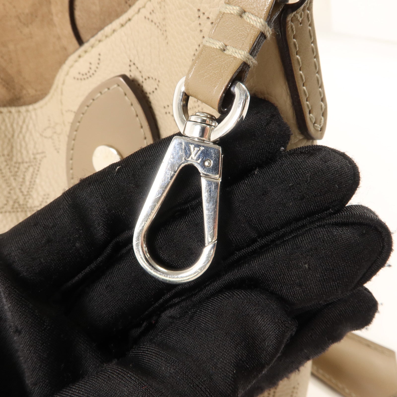 LOUIS VUITTON Mahina Hina PM銀扣手挽肩背兩用袋