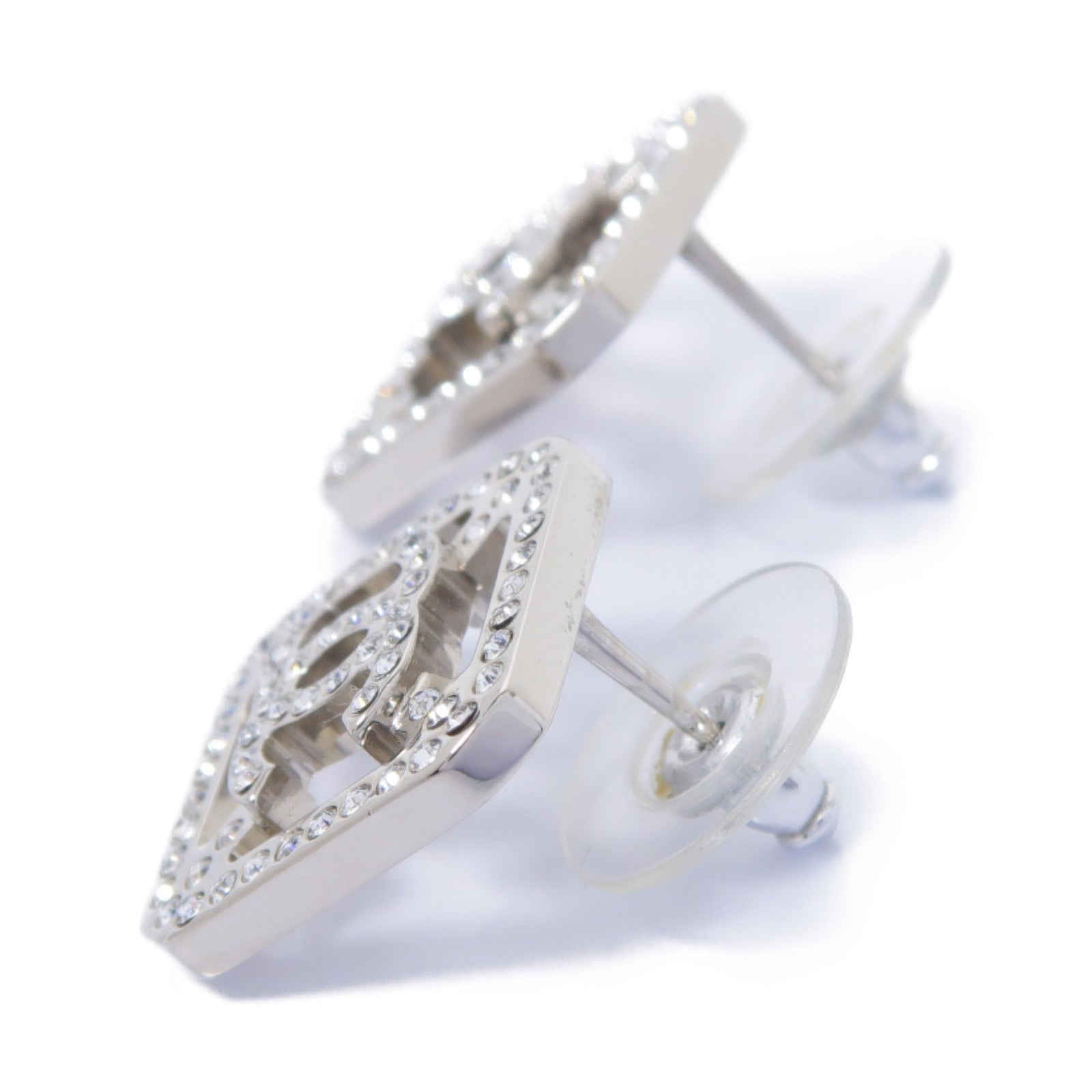 CHANEL 【激減優惠】金屬Earrings耳環銀色