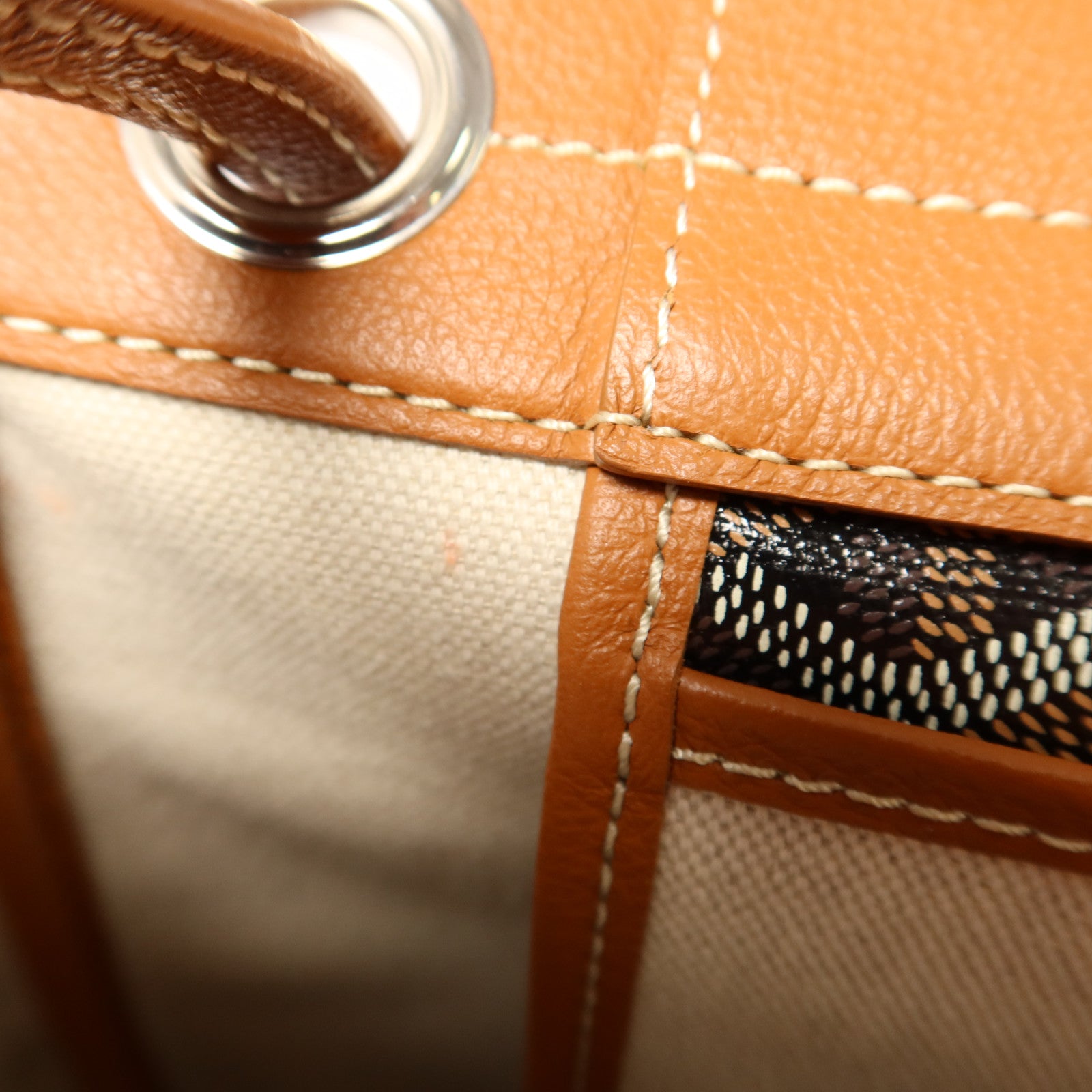 GOYARD 塗層帆布Rouette銀扣肩背袋