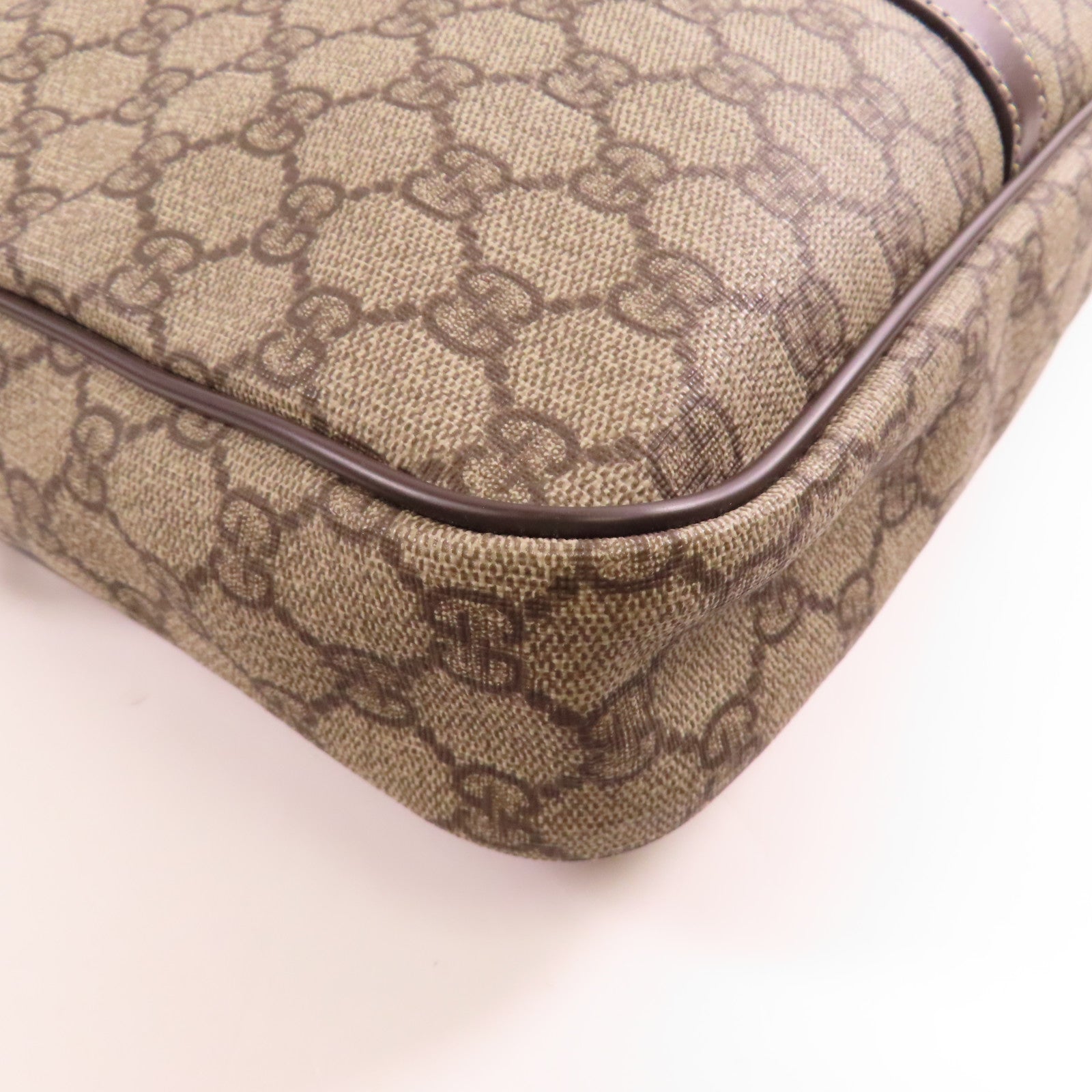 GUCCI 塗層帆布Shoulder Bag金扣手挽袋