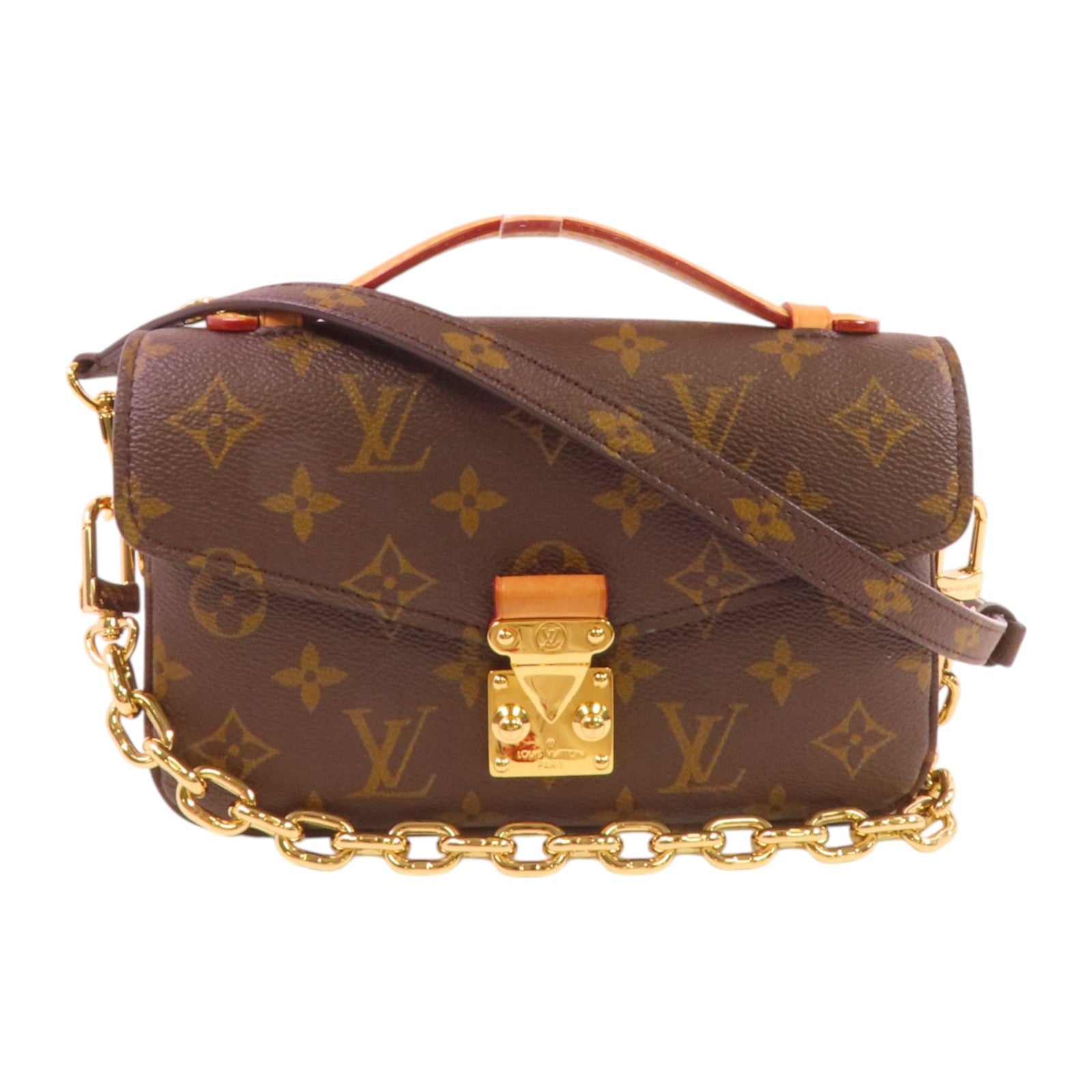 LOUIS VUITTON Monogram Pochette Metis East Wast金扣手挽肩背兩用袋