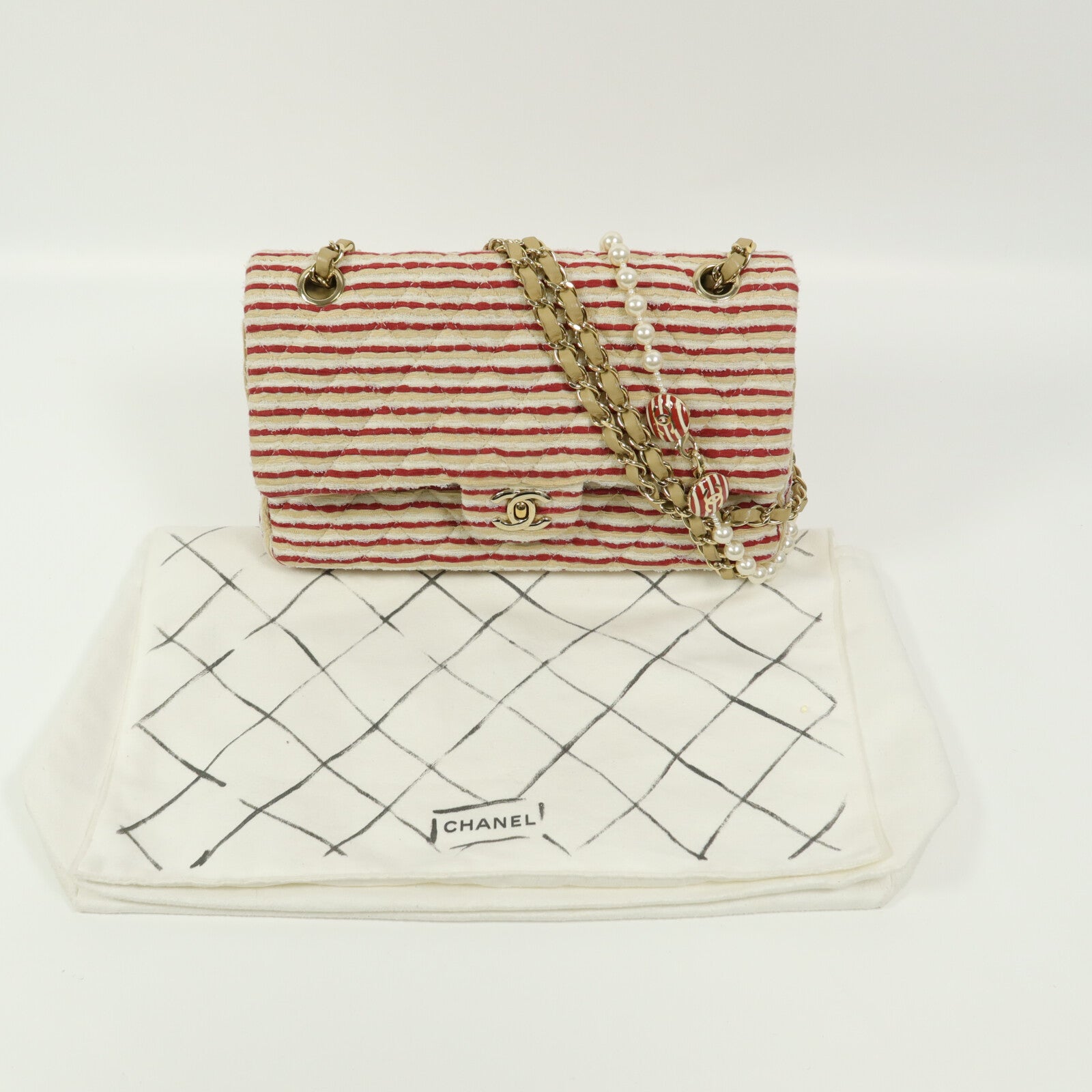 CHANEL Tweed Classic 25鏈帶肩背袋