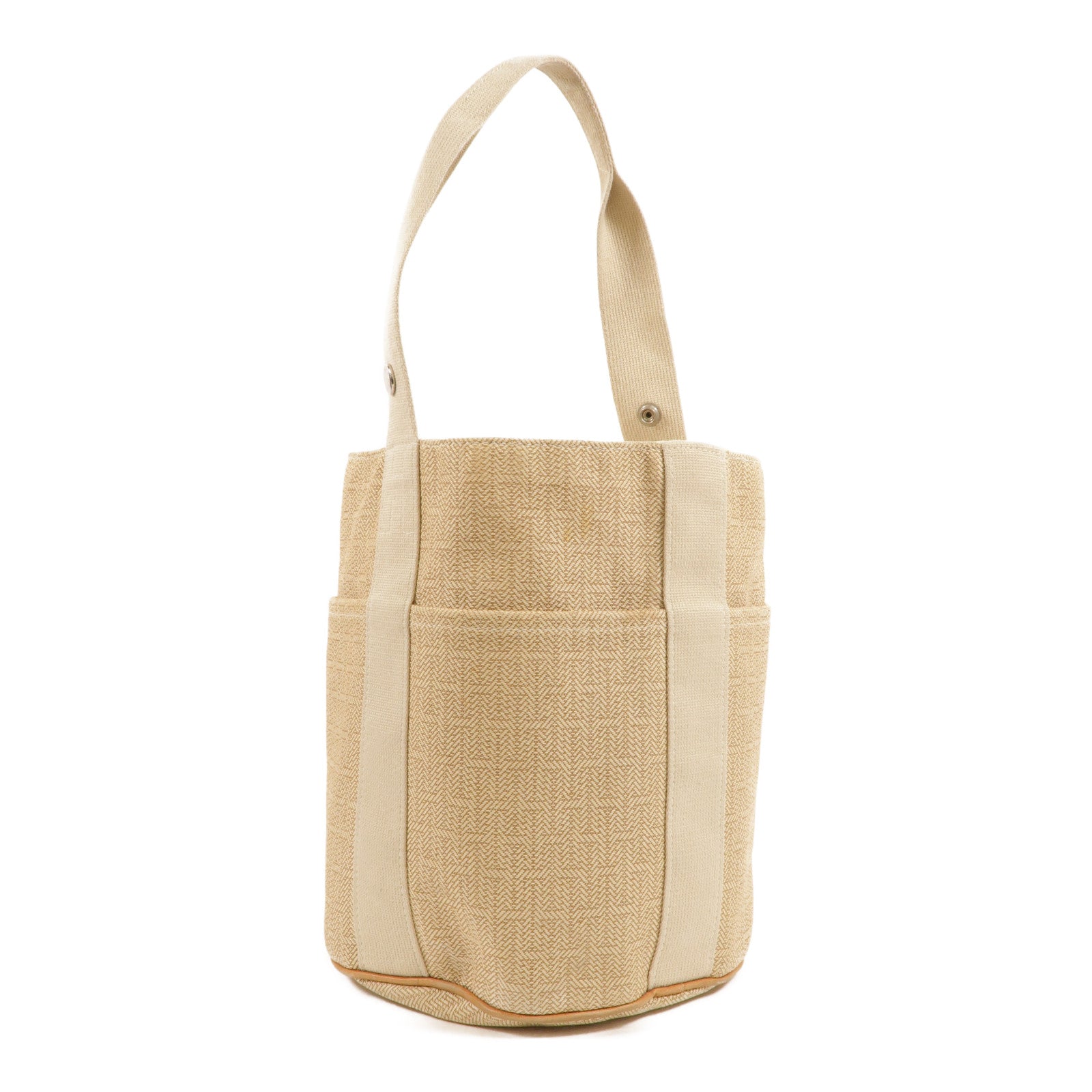 HERMES 帆布Saxo MM手挽袋