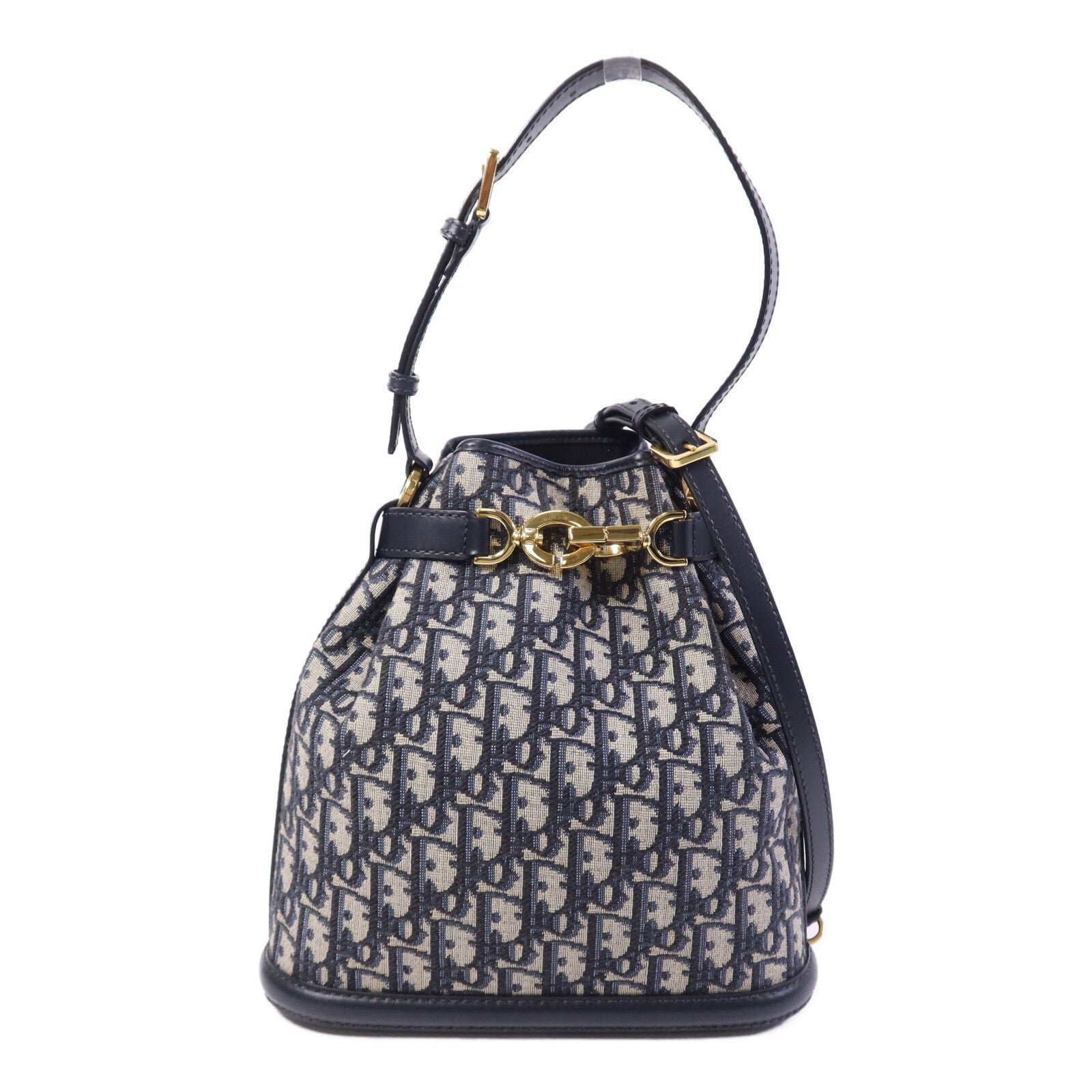 Dior 帆布Medium C'est Bag金扣手挽肩背兩用袋