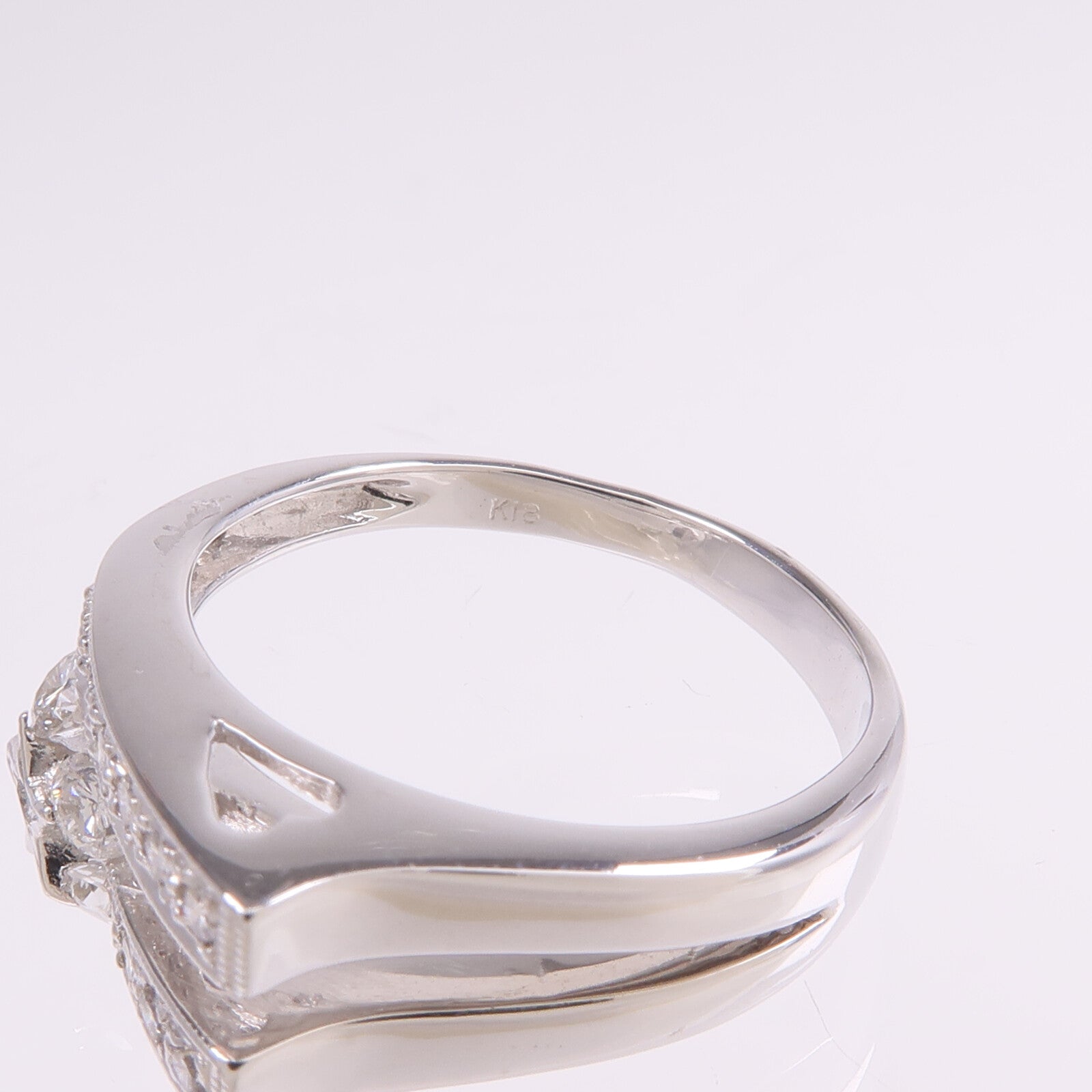 JEWELRY 18K白金Diamond Ring鑽石戒指US#6