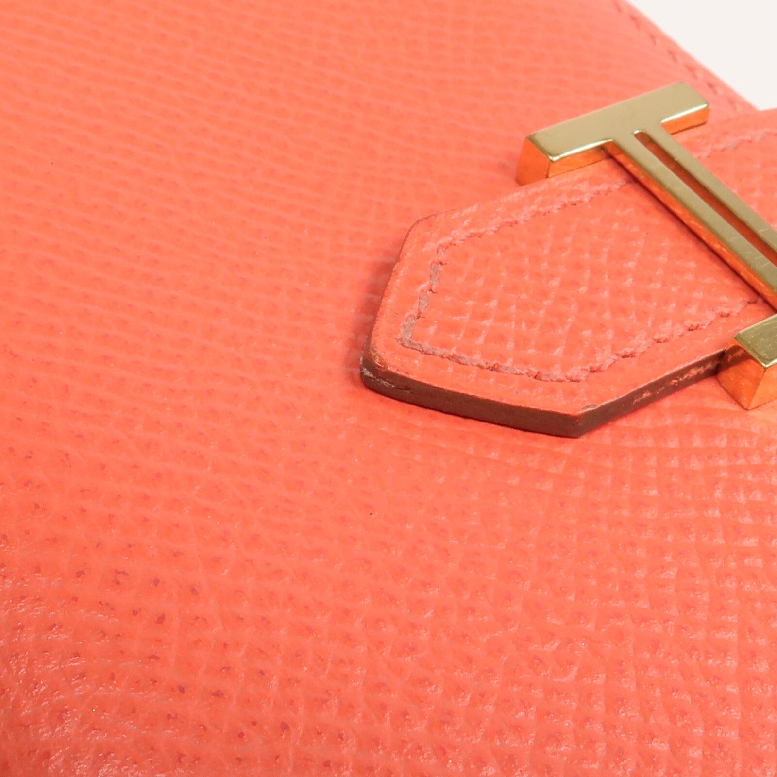 HERMES Epsom皮革Bearn Card Case卡片套Capucine