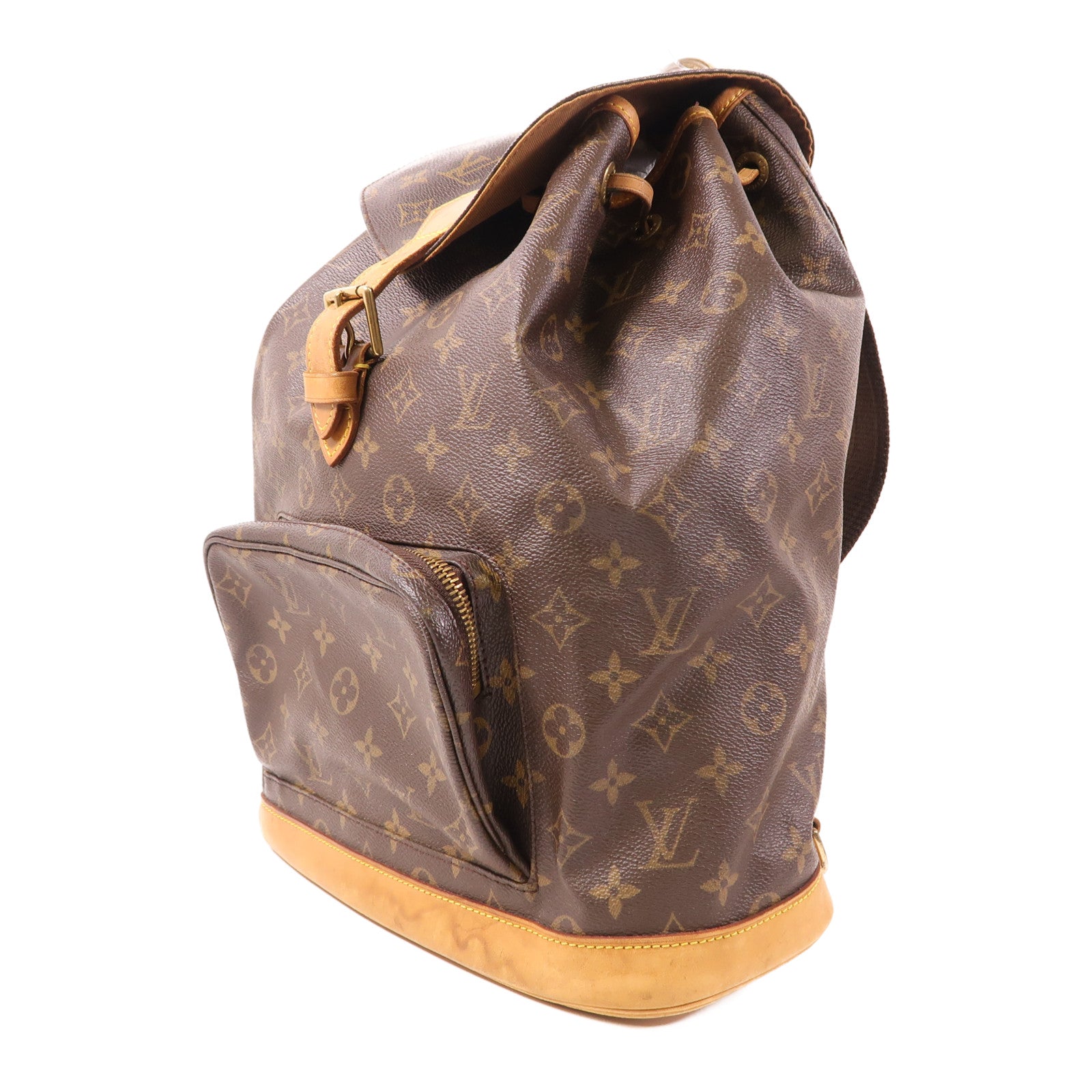 LOUIS VUITTON Monogram Montsouris GM金扣背包