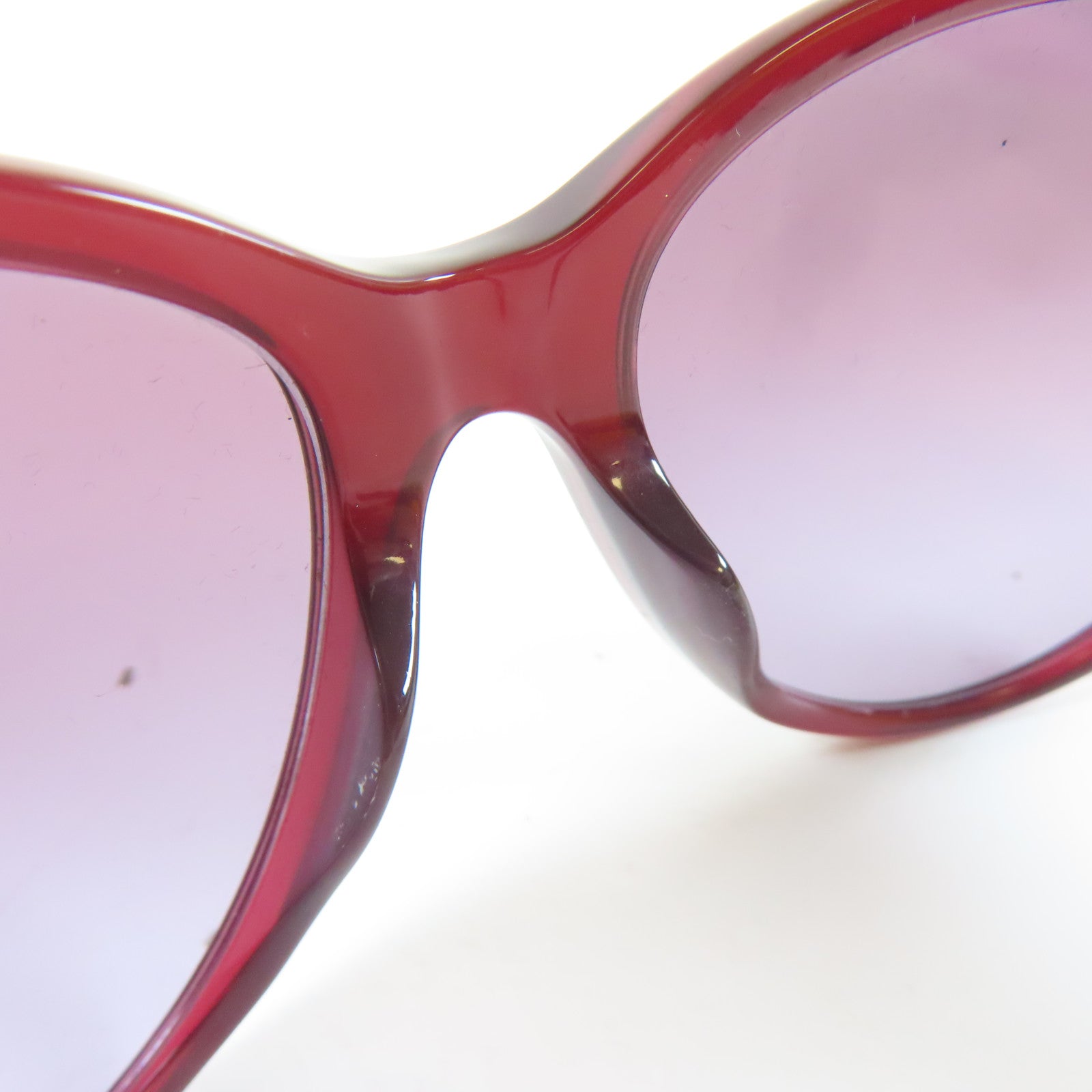 CHANEL PVC Camellia Sunglasses太陽眼鏡紅色/黑色