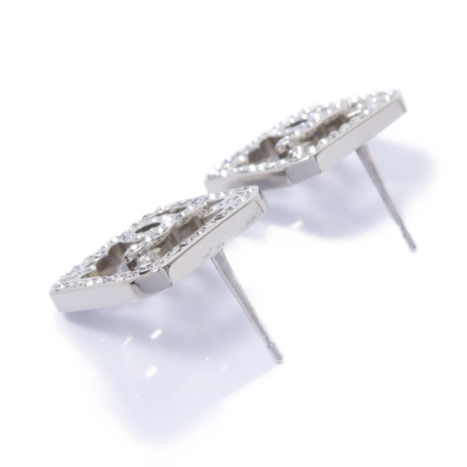 CHANEL 【激減優惠】金屬Earrings耳環銀色