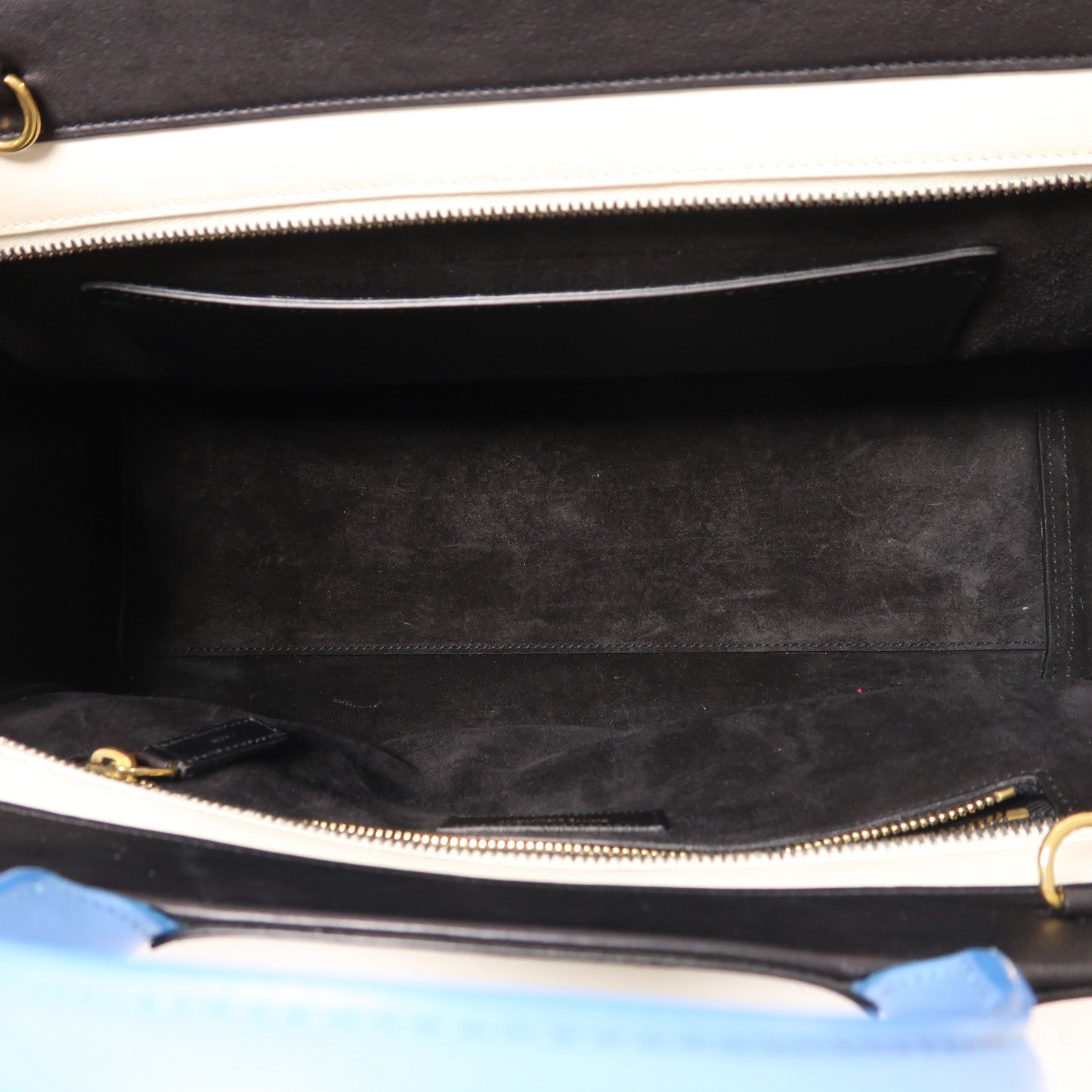 SAINT LAURENT 牛皮皮革2 Way Shoulder金扣手挽肩背兩用袋