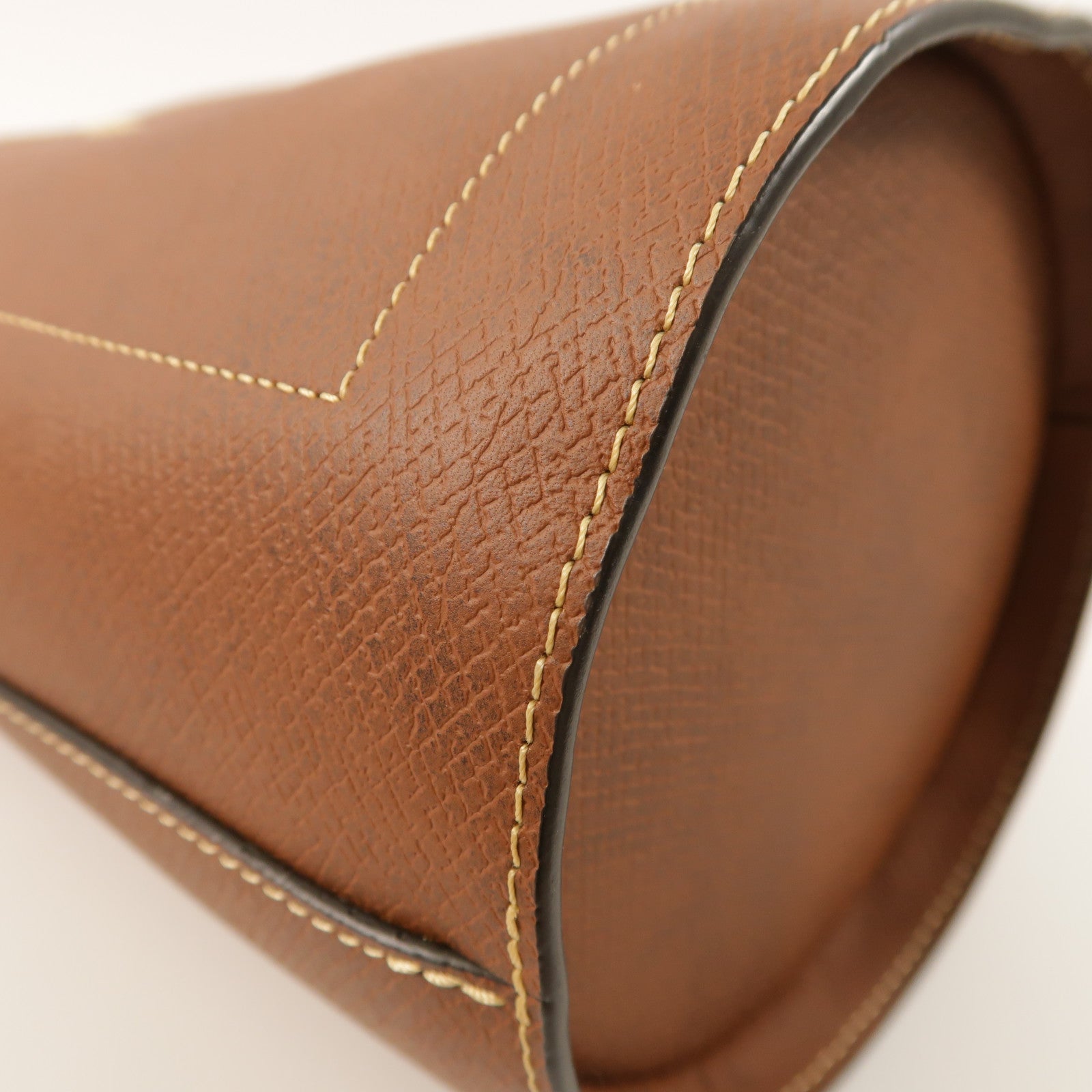 Longchamp 牛皮皮革Eupre S Bucket金扣肩背袋