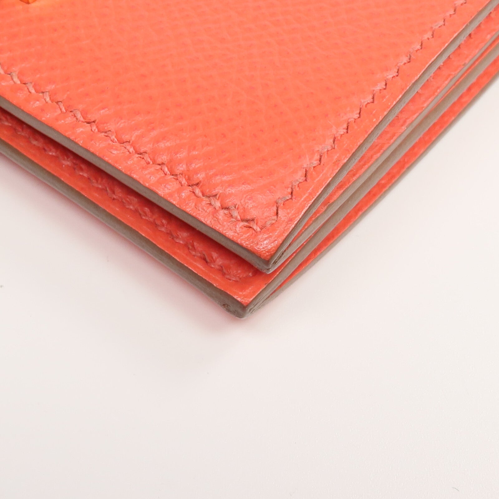 HERMES Epsom皮革Bearn Card Case卡片套Capucine