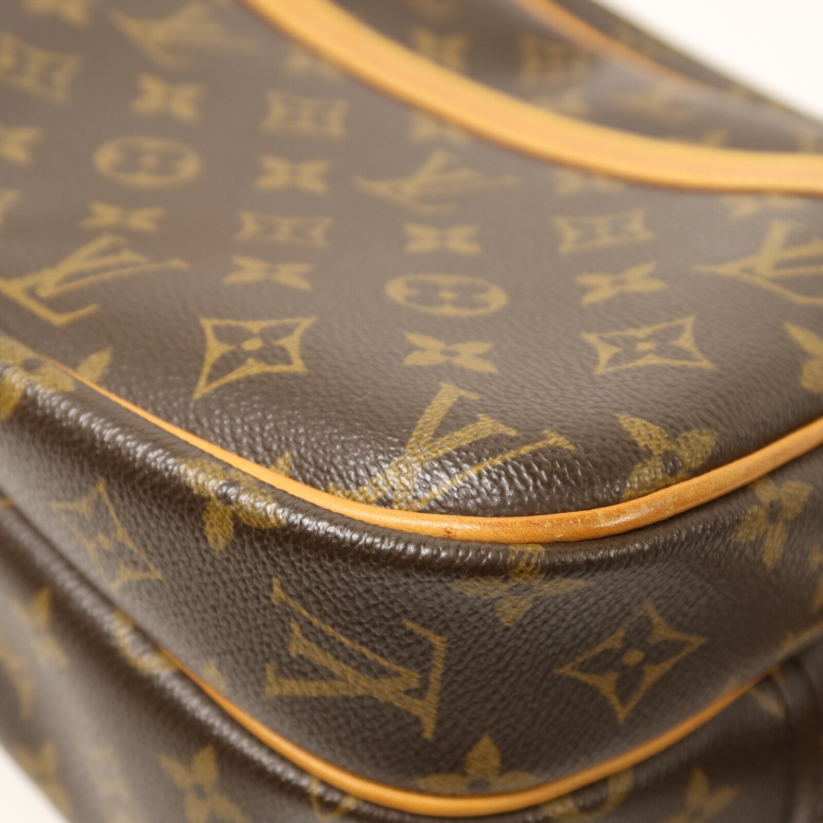 LOUIS VUITTON Monogram Reporter PM金扣肩背袋