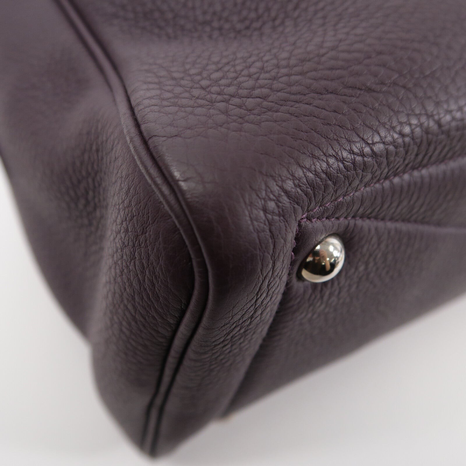 HERMES Clemence皮革Victoria 35手挽袋Rouge Pivoine