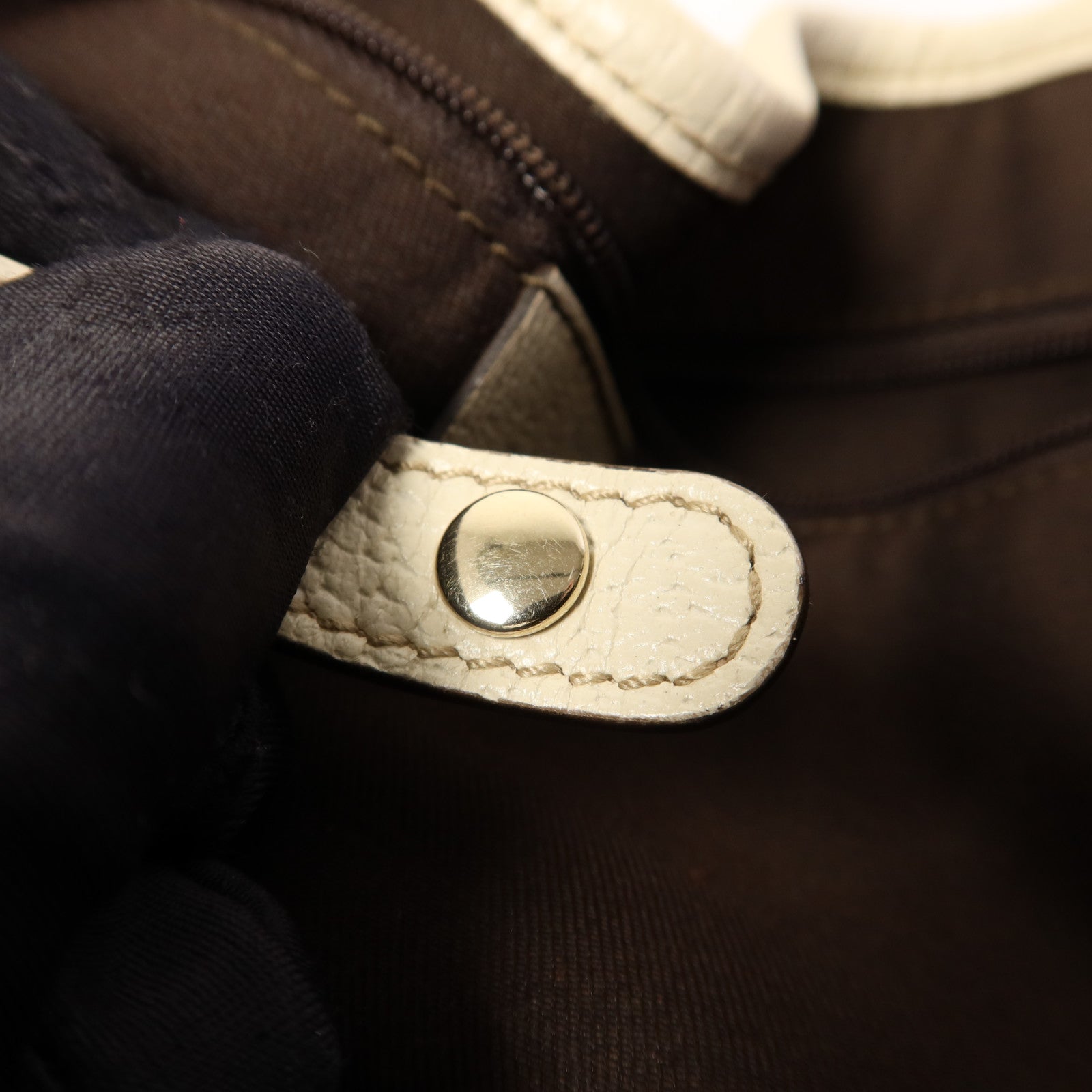 GUCCI 帆布Shoulder Bag金扣肩背袋