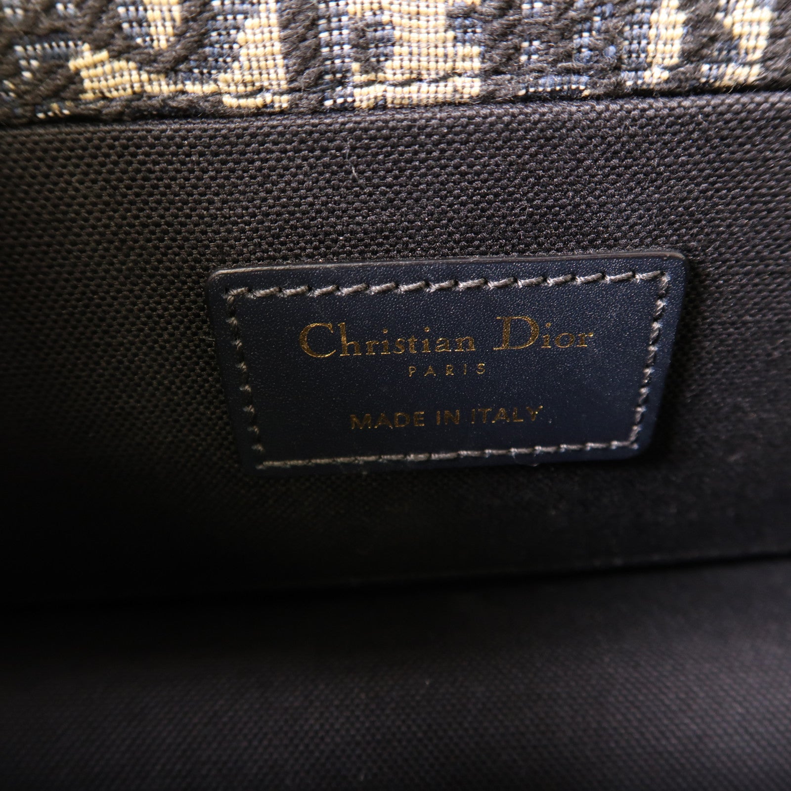 Dior 帆布30 Montaigne金扣鏈帶肩背袋